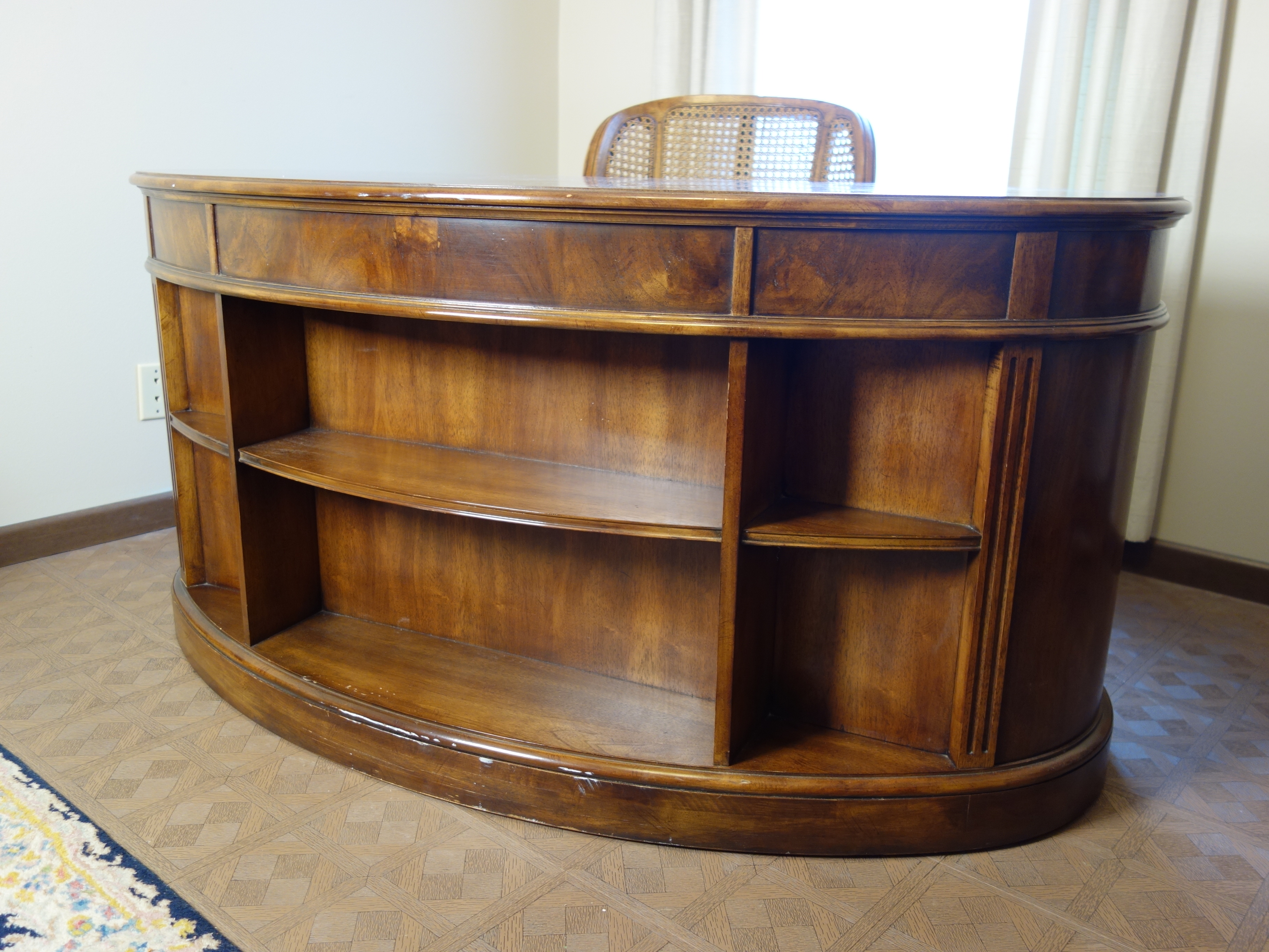 Vintage Kidney Shape Heritage Desk