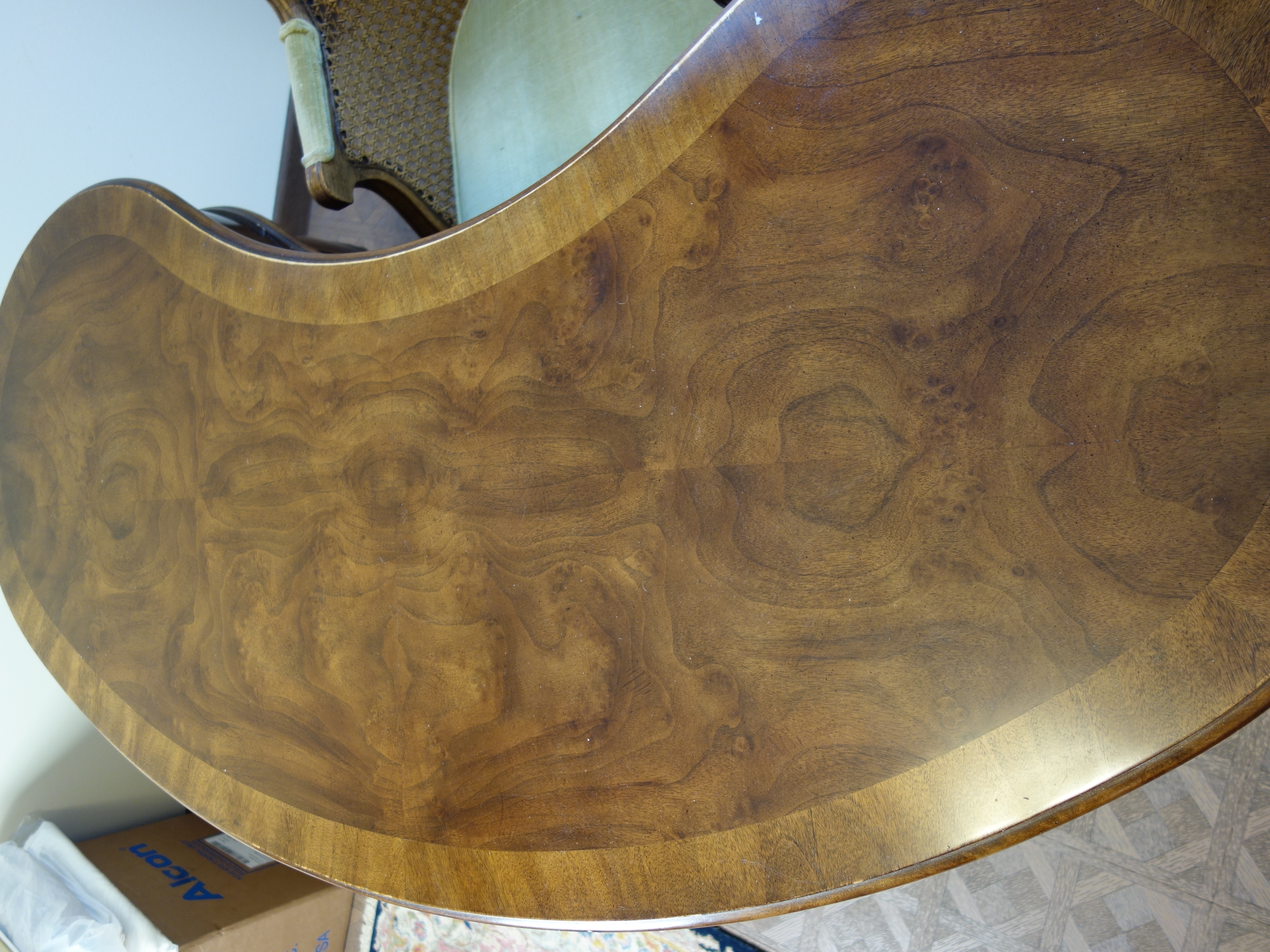 Vintage Kidney Shape Heritage Desk