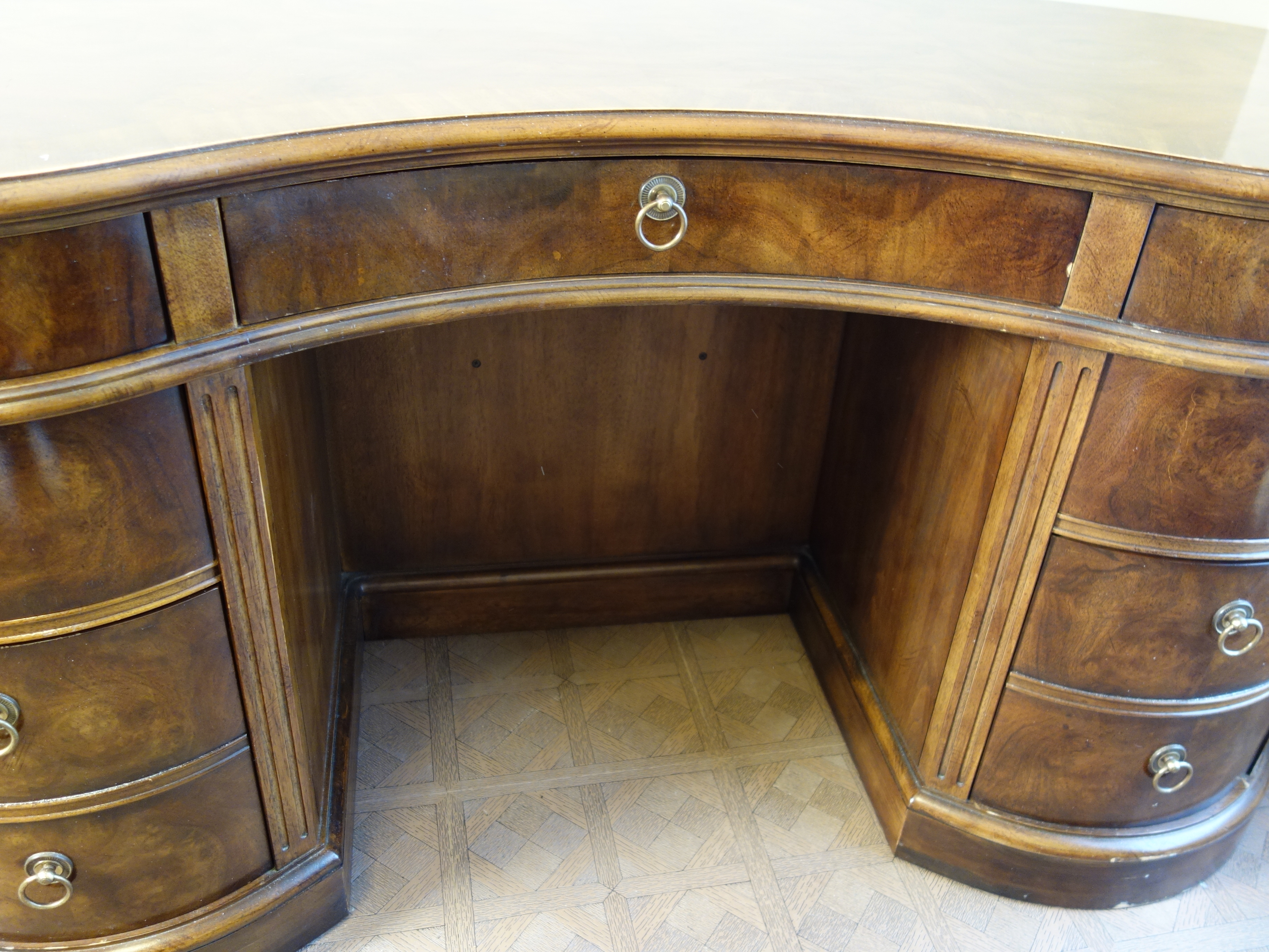 Vintage Kidney Shape Heritage Desk