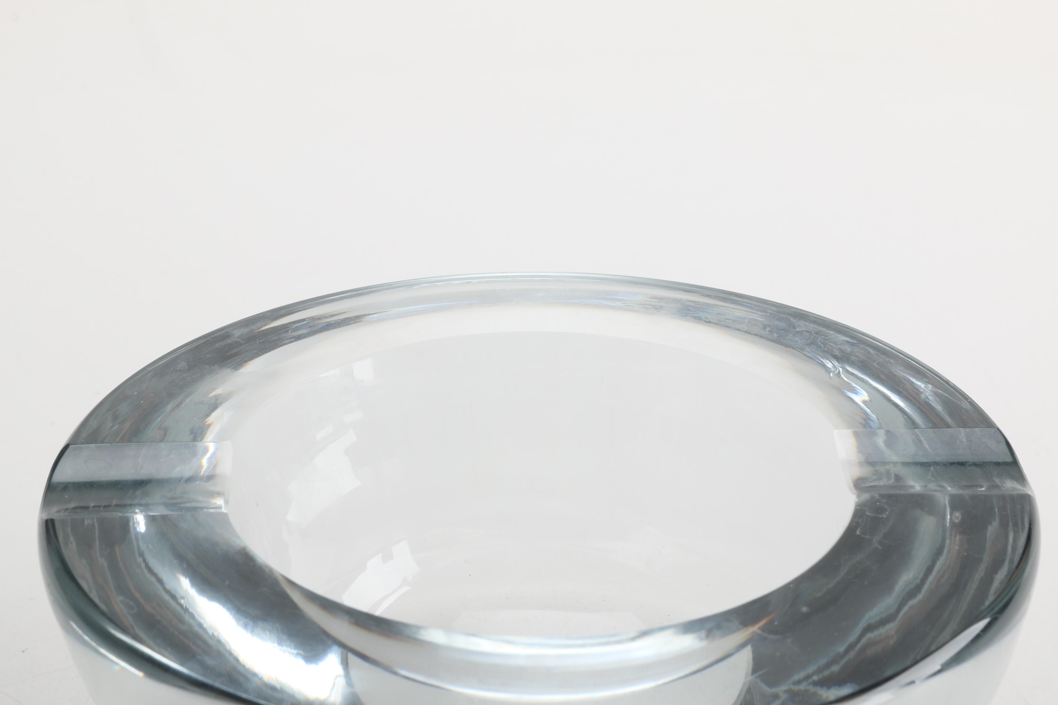 Mid-Century Kosta Glass Cigar Ash Receiver