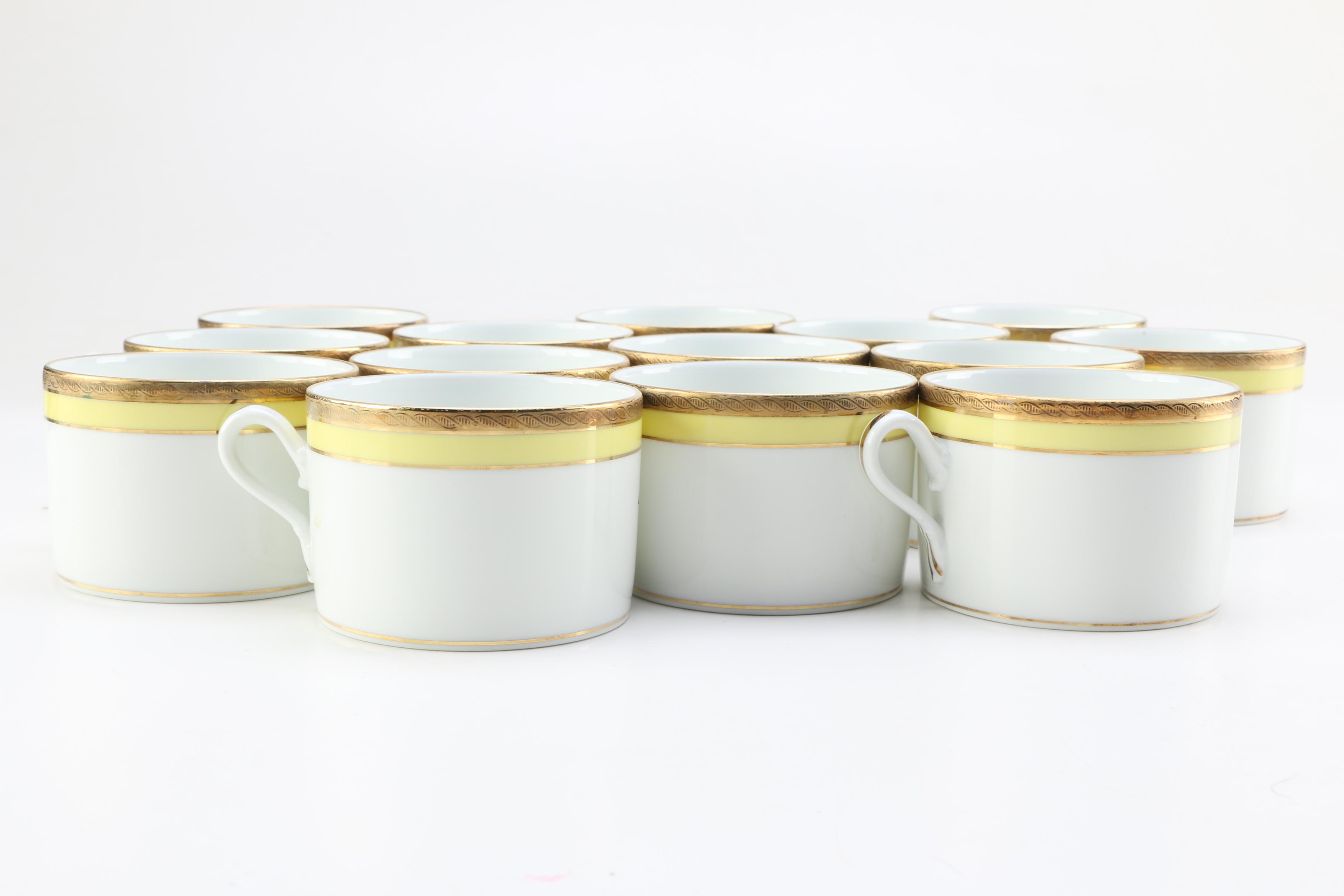 Richard Ginori Fine China Coffee Cup Set