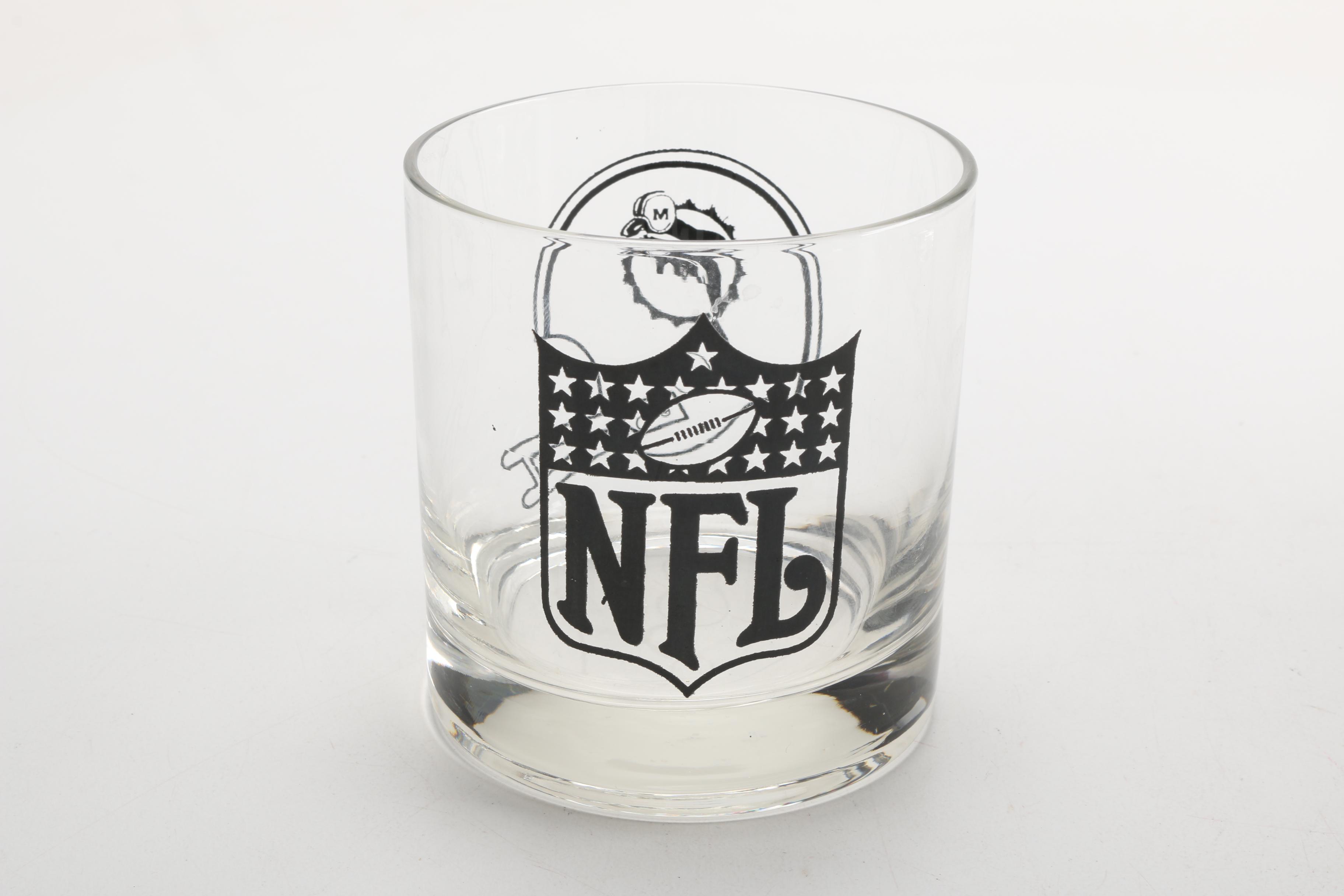 Miami Dolphin Glassware