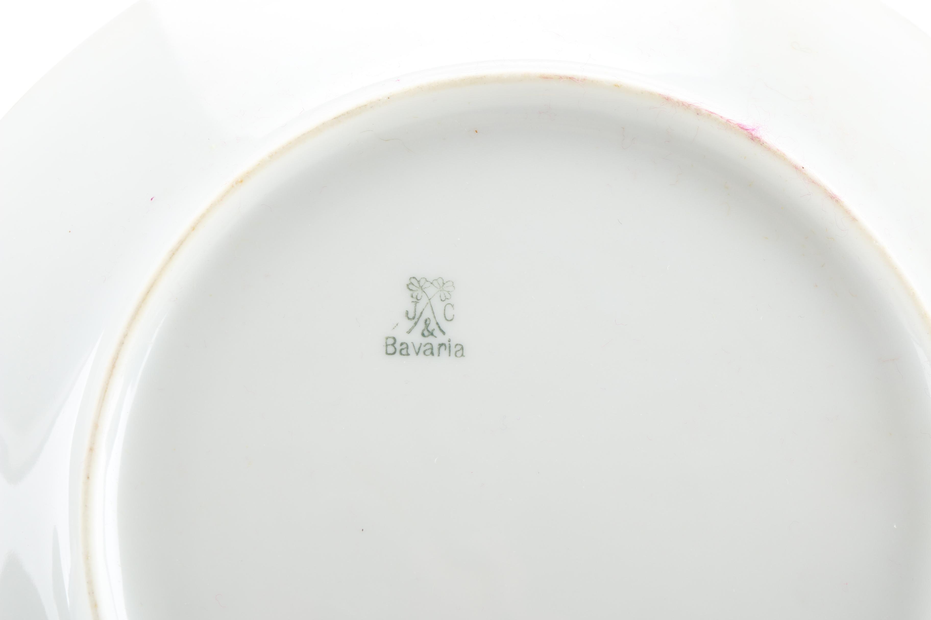 Jaeger & Co. Bavaria and Tressemann & Vogt Limoges Porcelain Serviceware