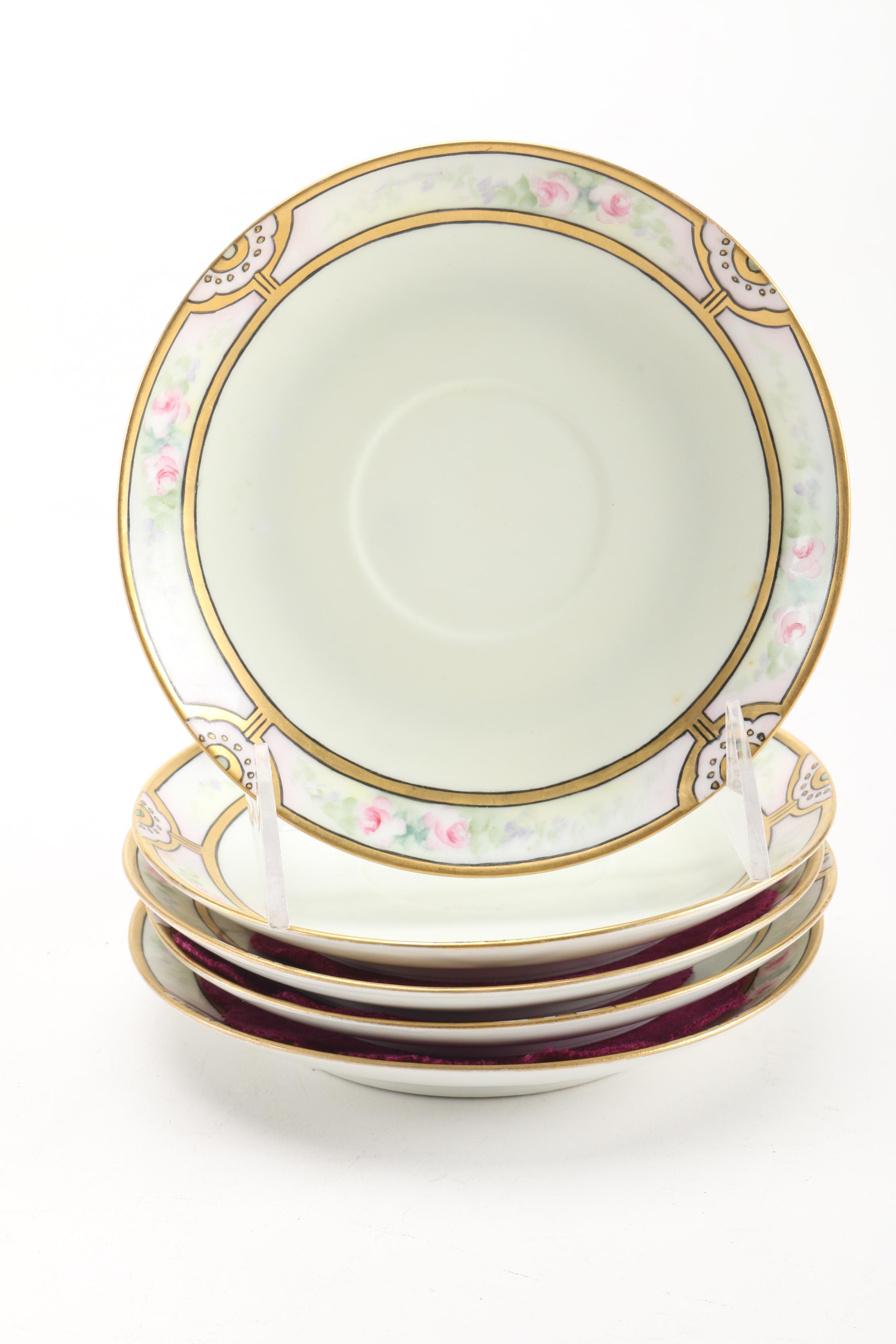 Jaeger & Co. Bavaria and Tressemann & Vogt Limoges Porcelain Serviceware