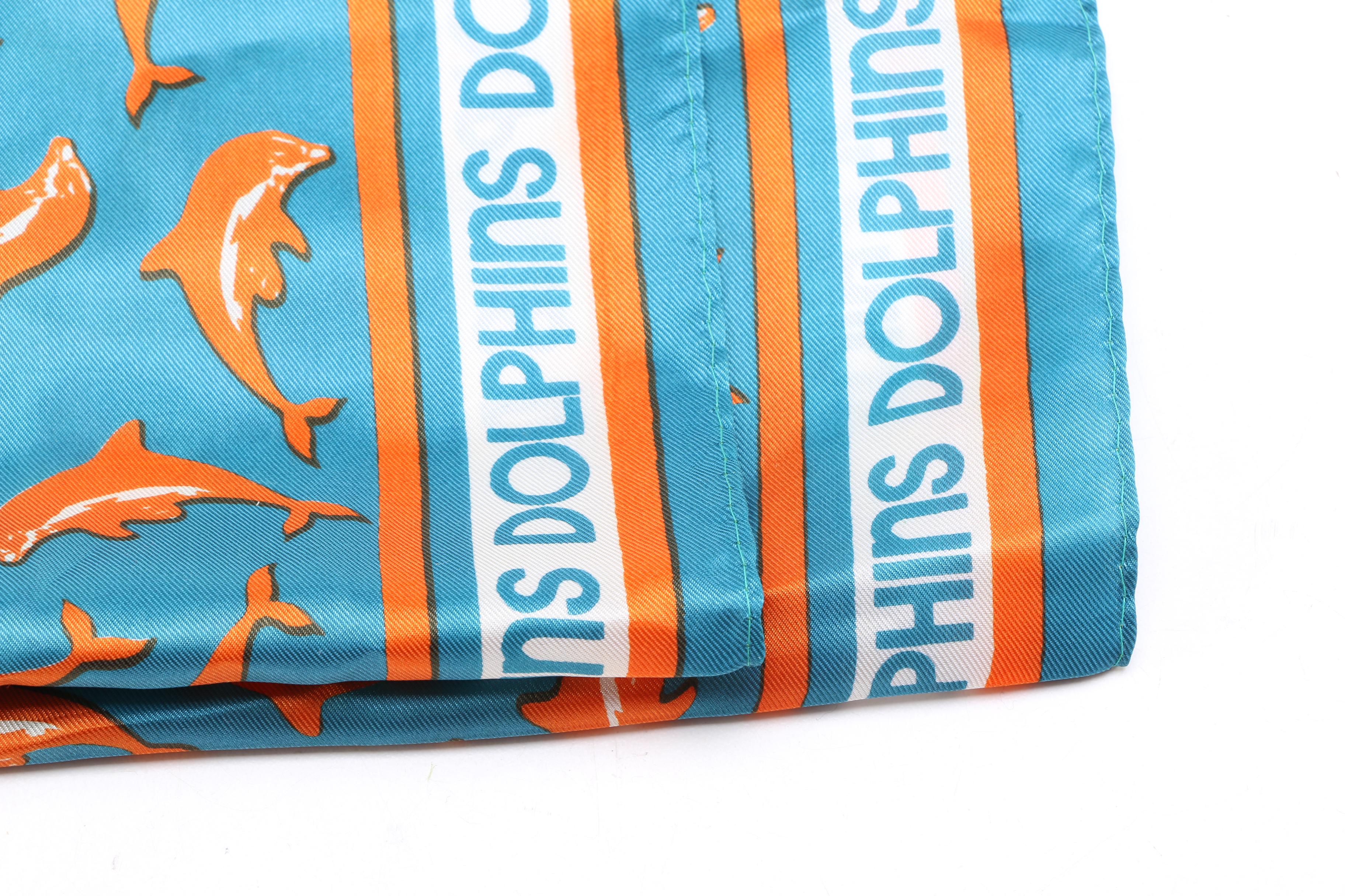 Miami Dolphins Pins and Scarf