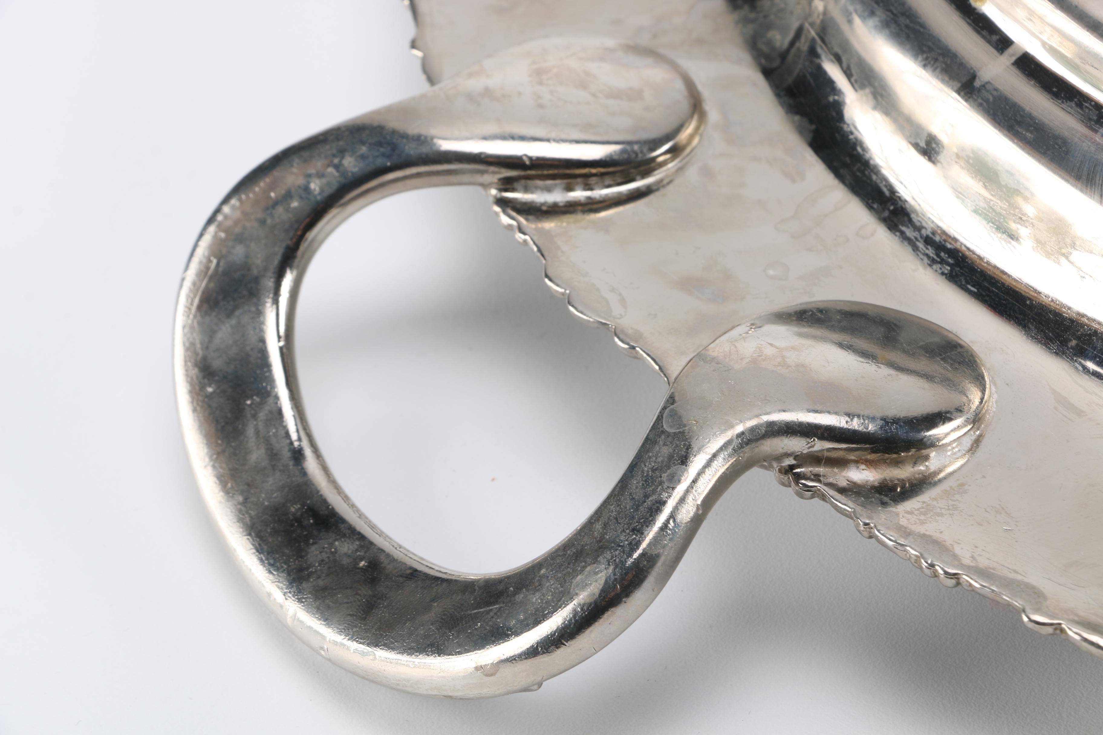 Lawrence B. Smith Company and Roberts & Belk Plated Silver Turkey Platter