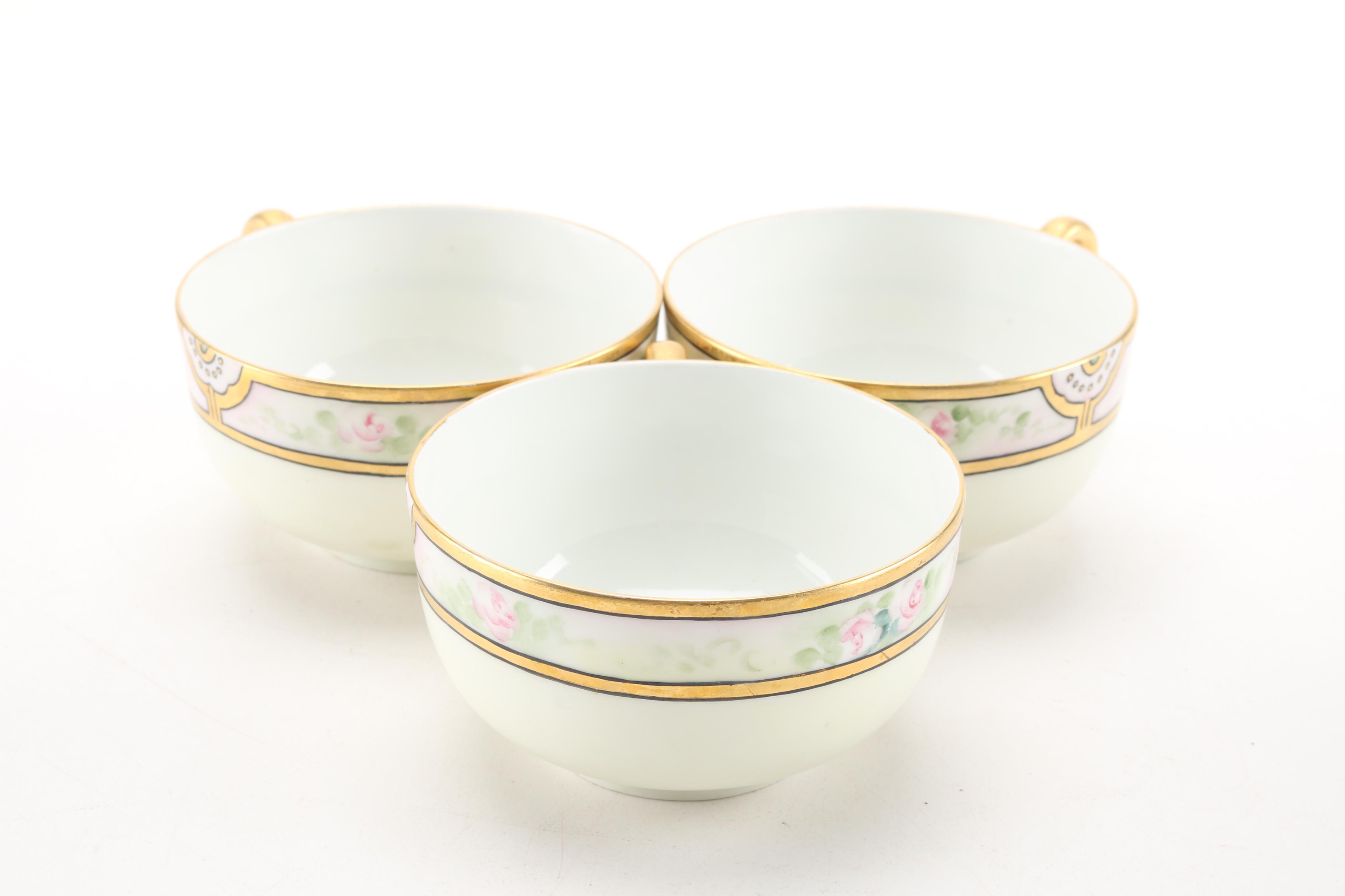 Jaeger & Co. Bavaria and Tressemann & Vogt Limoges Porcelain Serviceware