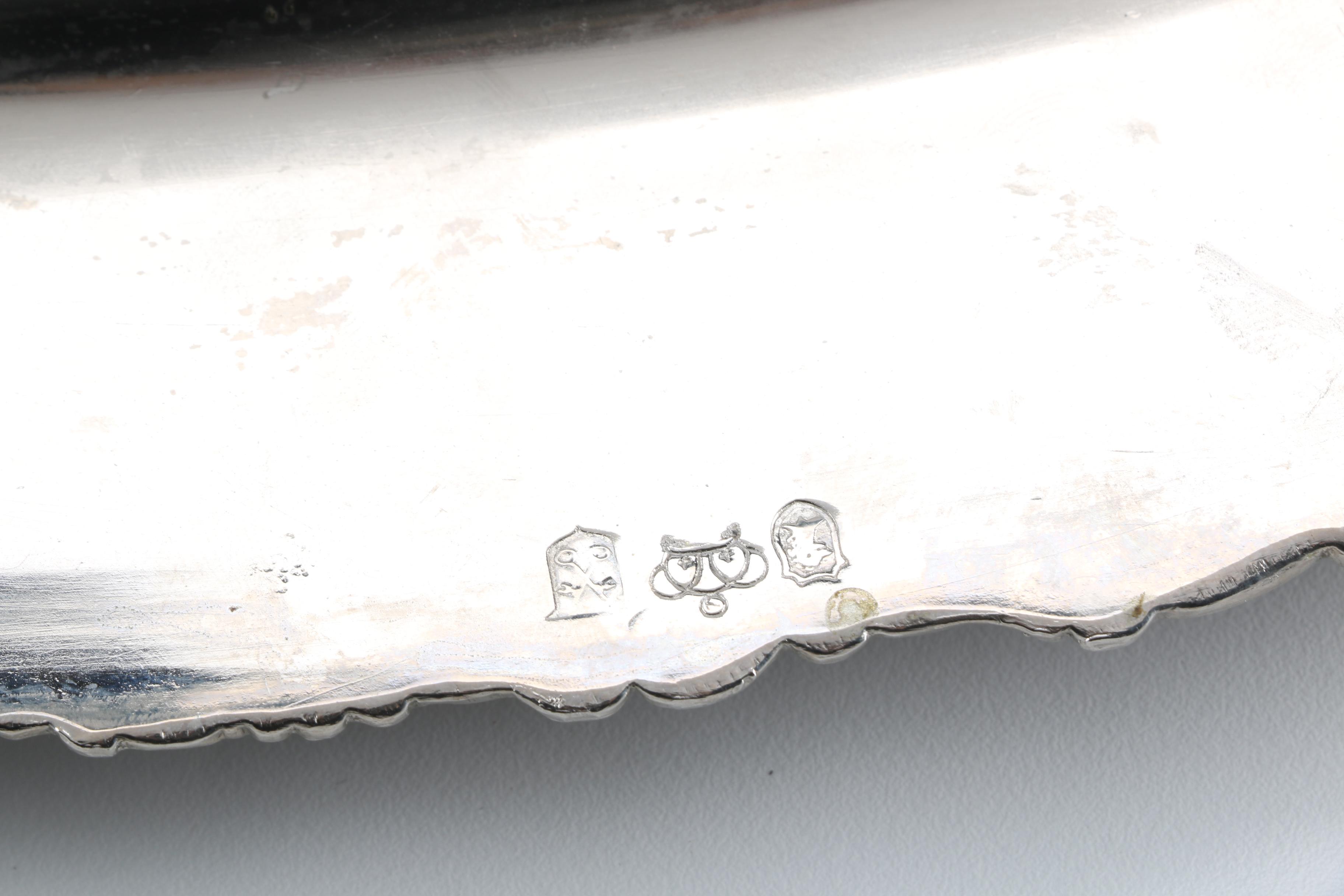 Lawrence B. Smith Company and Roberts & Belk Plated Silver Turkey Platter