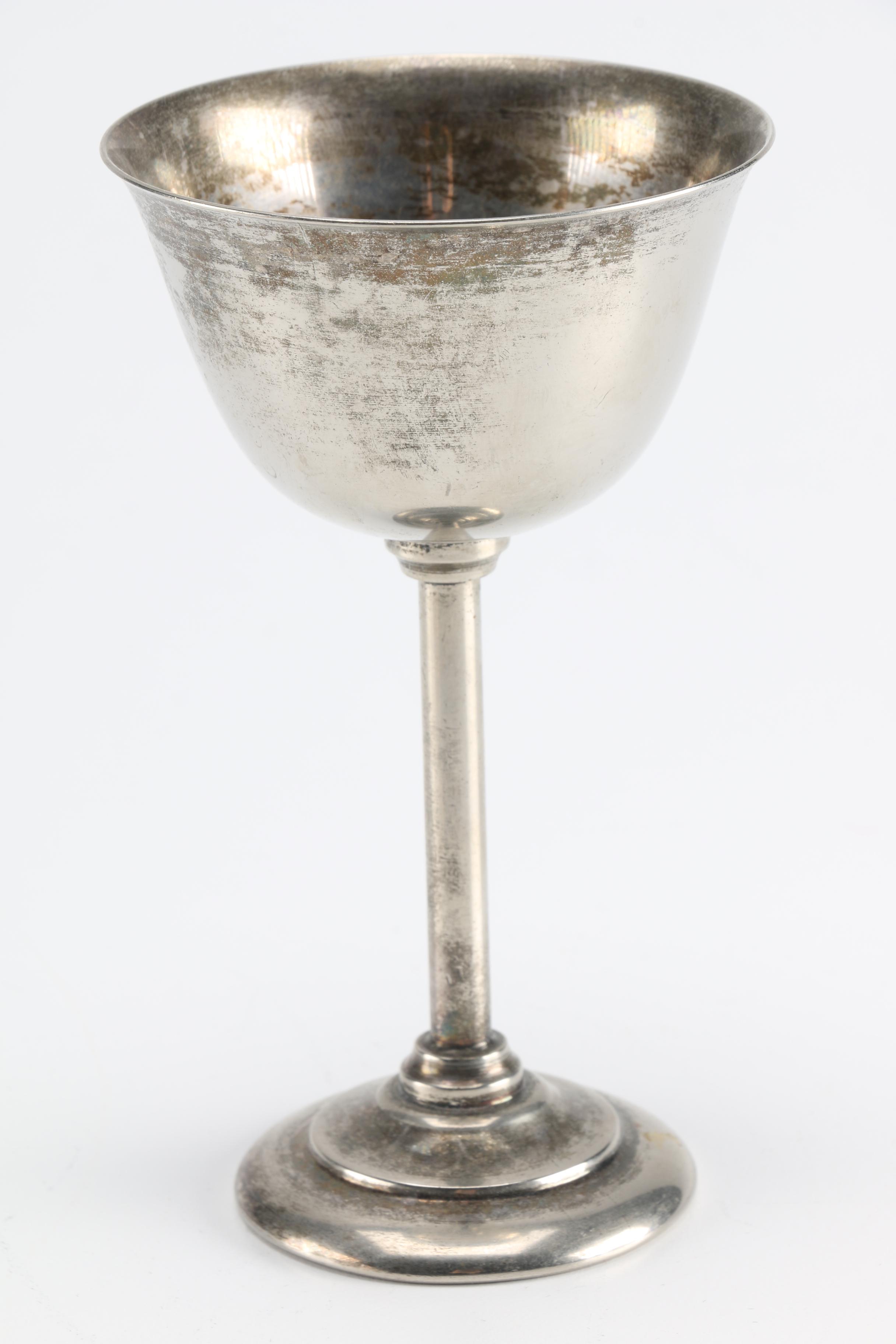 Silver Plated Punch Bowl and Goblet Set