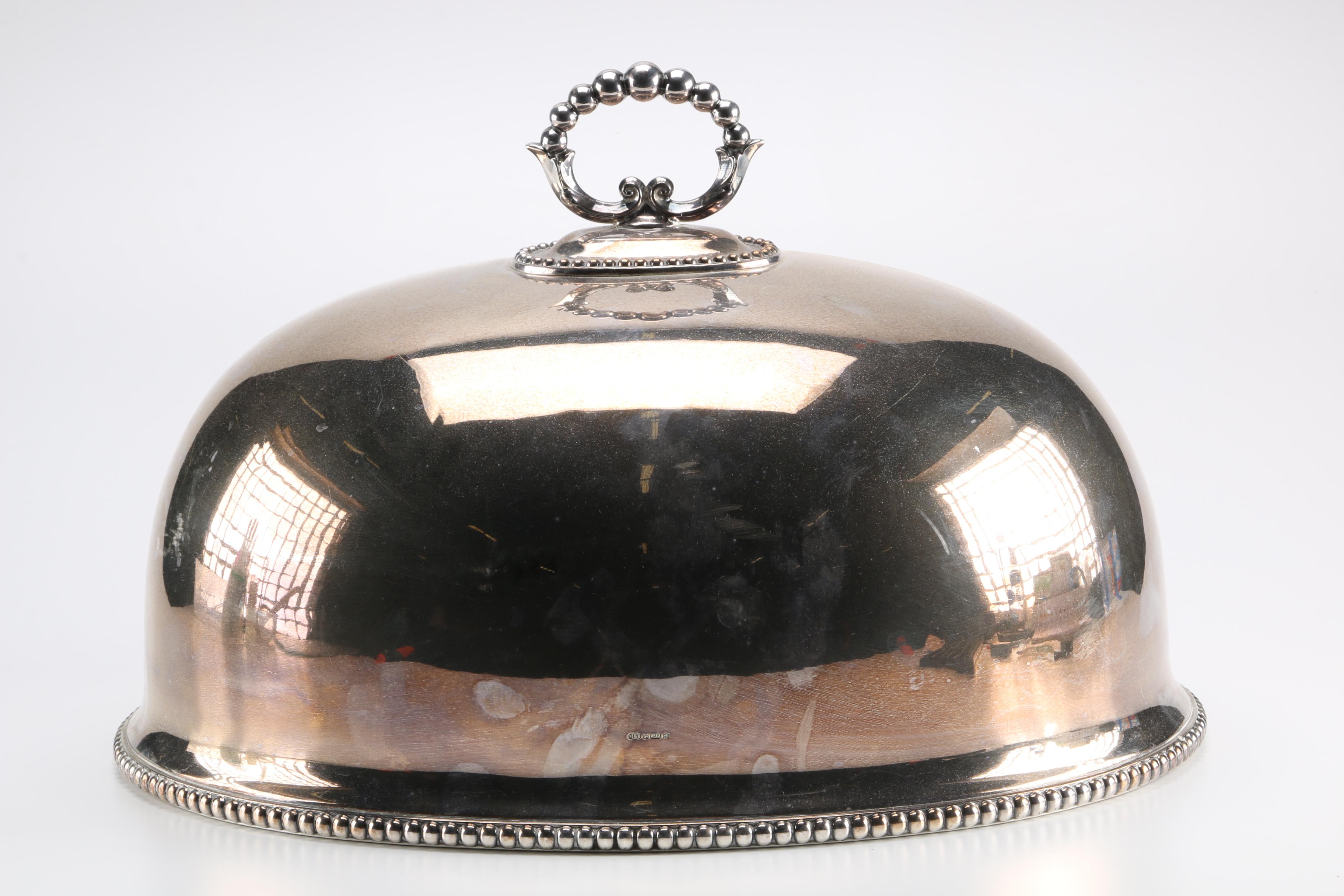 Lawrence B. Smith Company and Roberts & Belk Plated Silver Turkey Platter