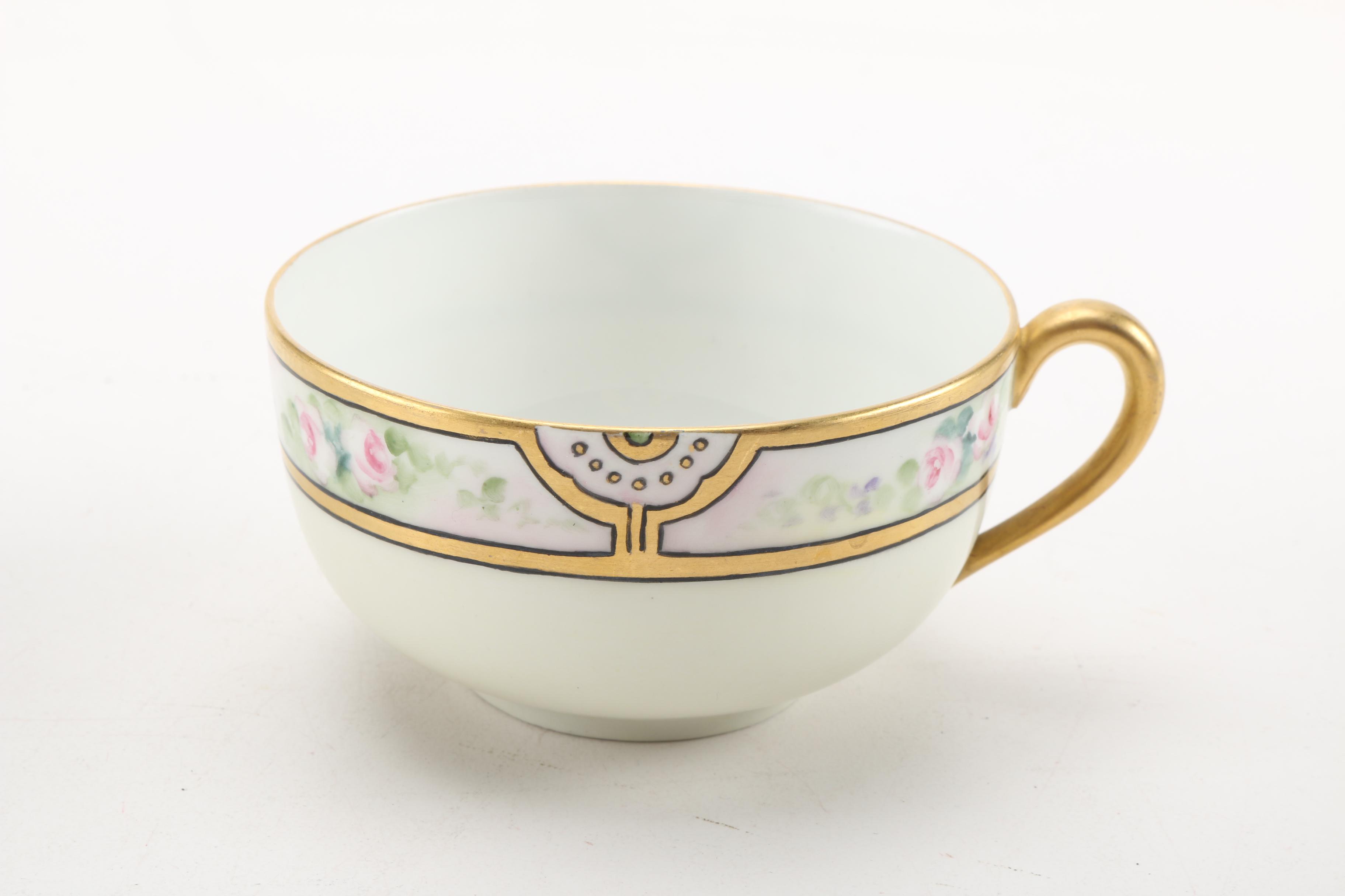 Jaeger & Co. Bavaria and Tressemann & Vogt Limoges Porcelain Serviceware