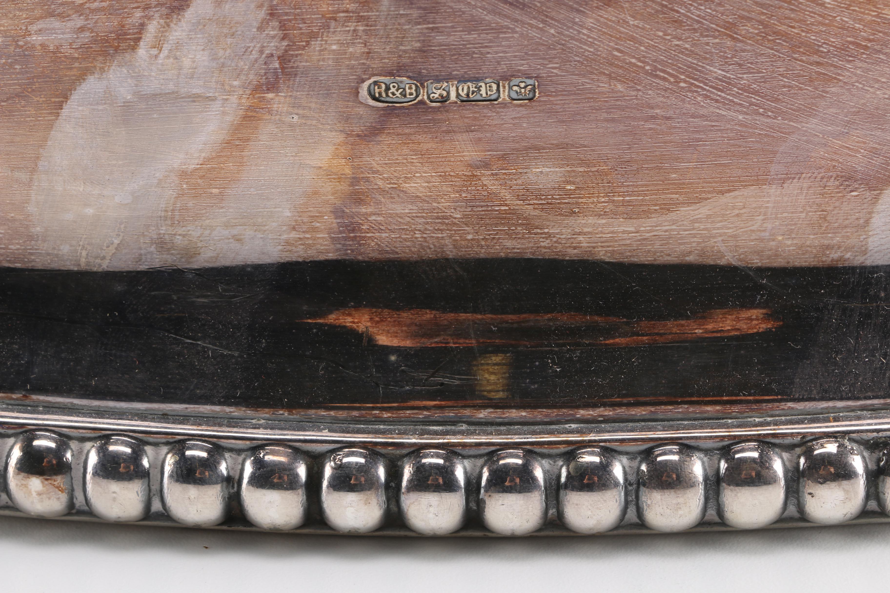 Lawrence B. Smith Company and Roberts & Belk Plated Silver Turkey Platter