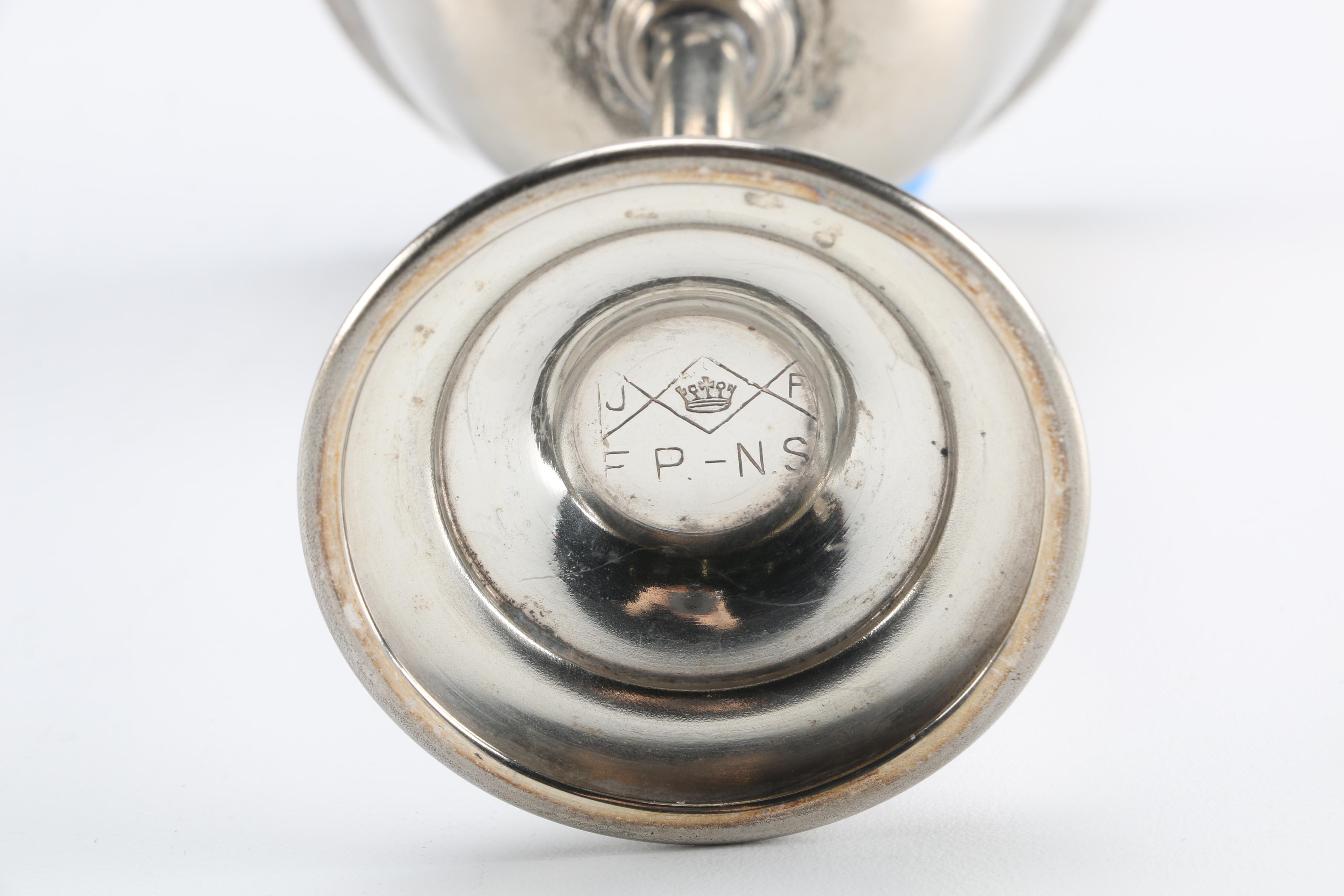 Silver Plated Punch Bowl and Goblet Set