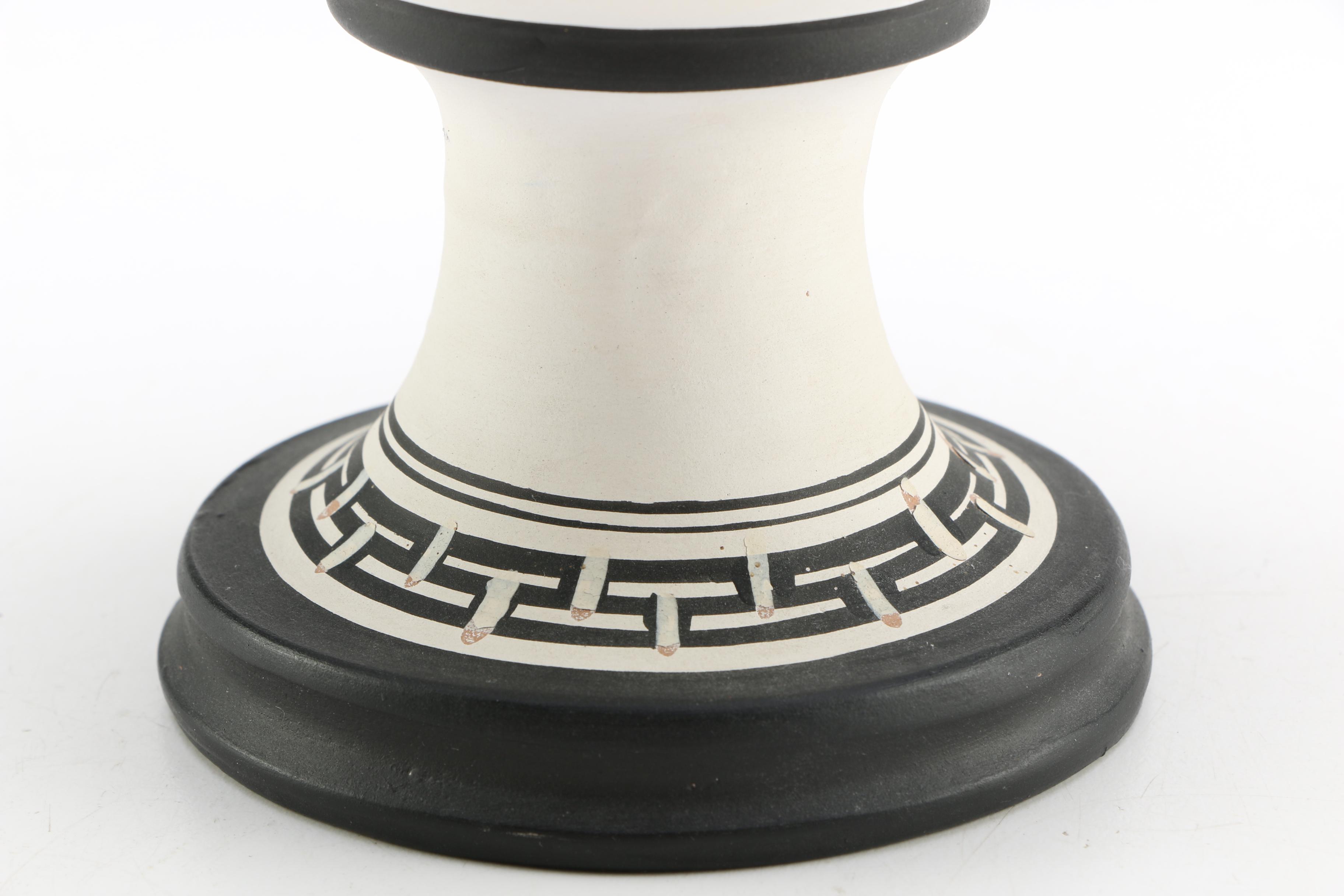 Pair of Handmade Greek Amphora Vases