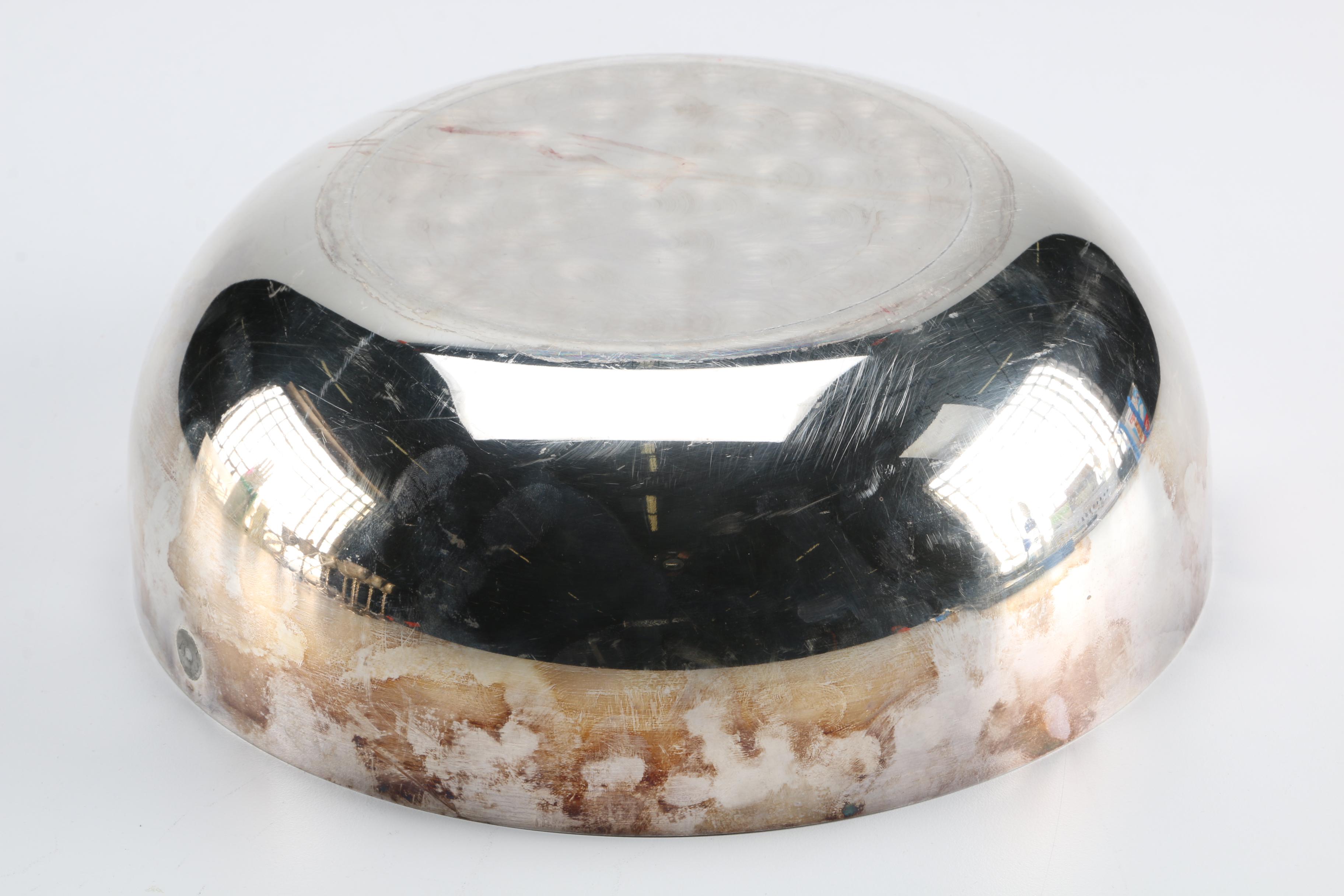 Silver Plated Punch Bowl and Goblet Set