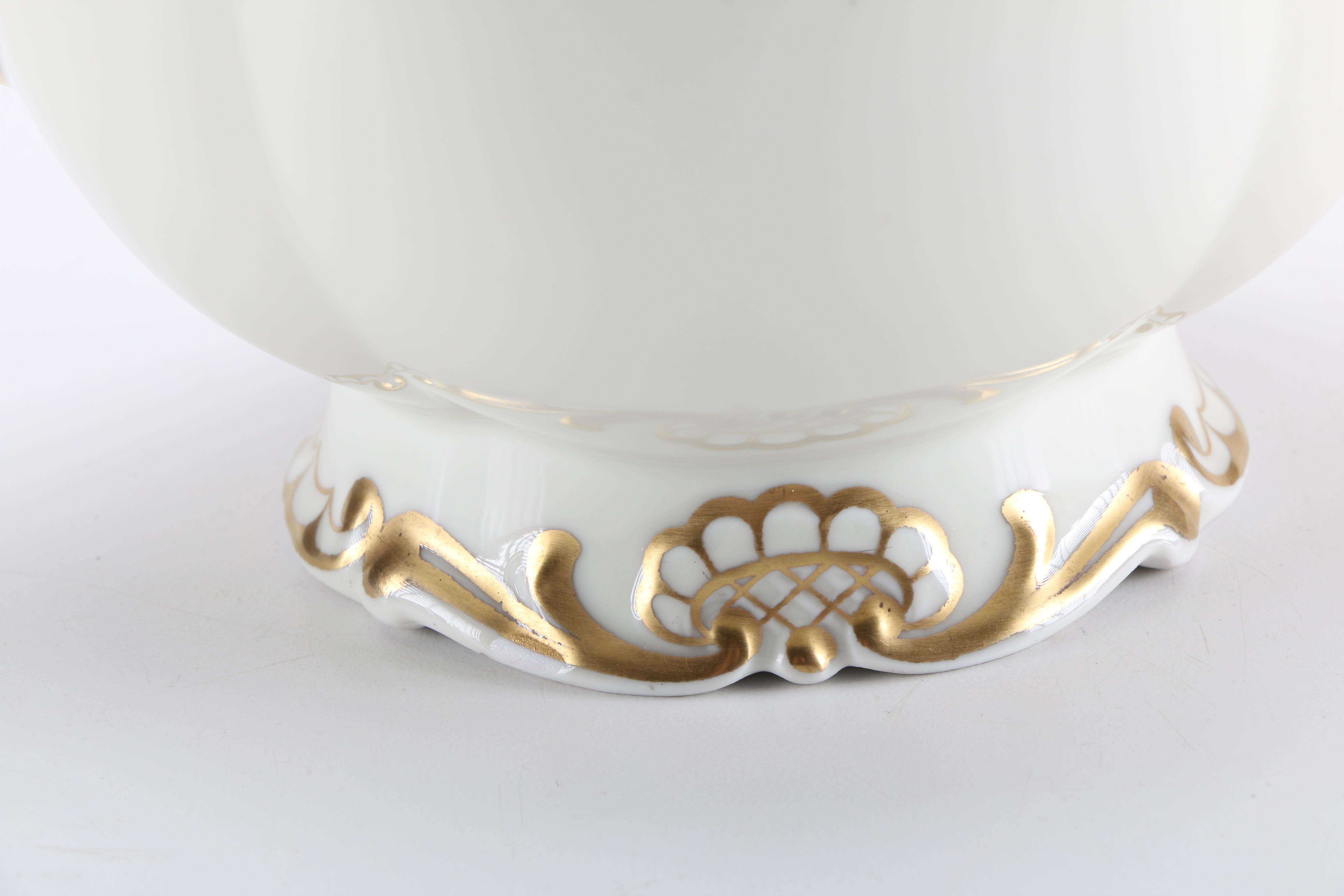 Royal Tettau "ROT243" Red and Gold Tea China