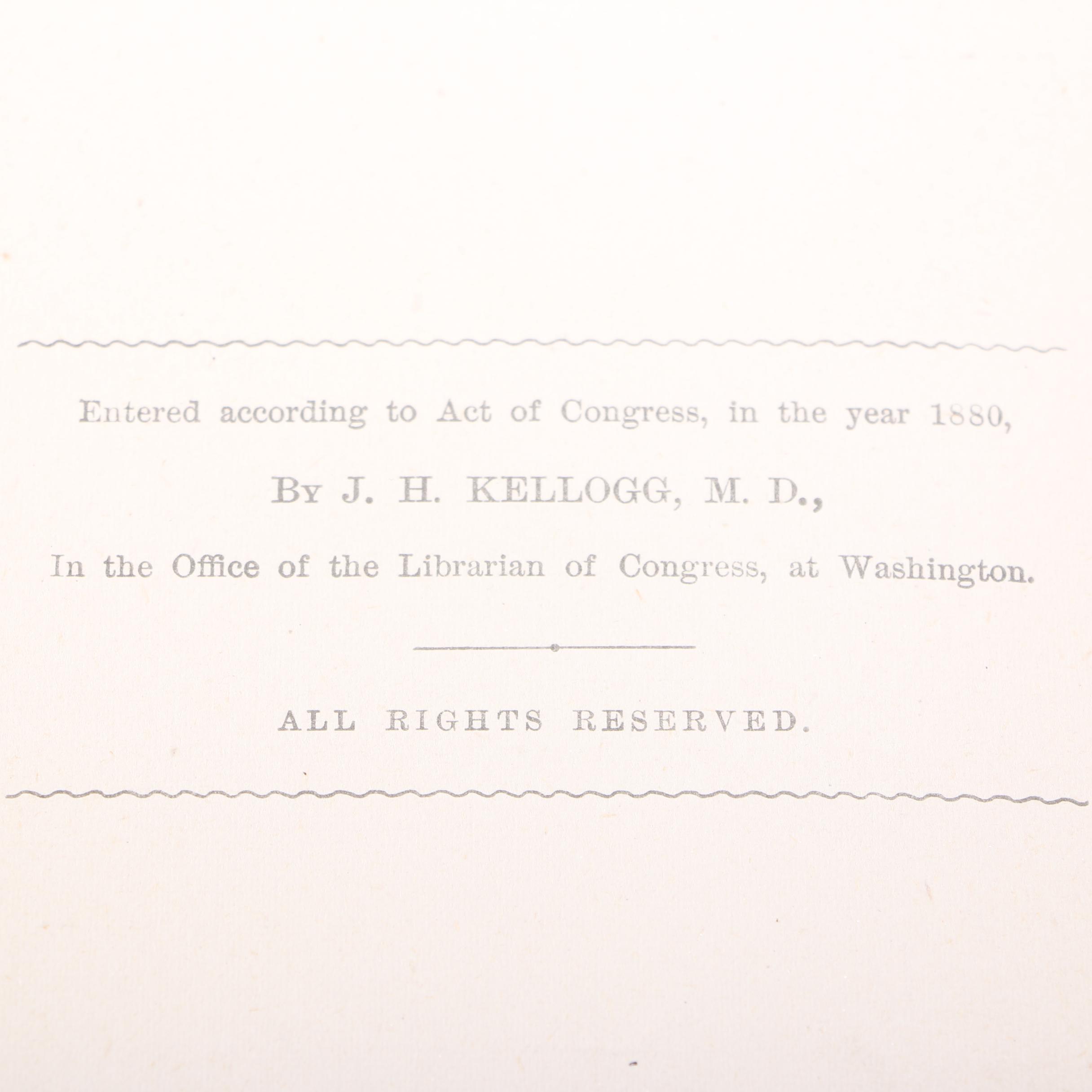 1880 John Harvey Kellogg "Plain Facts for Old and Young"