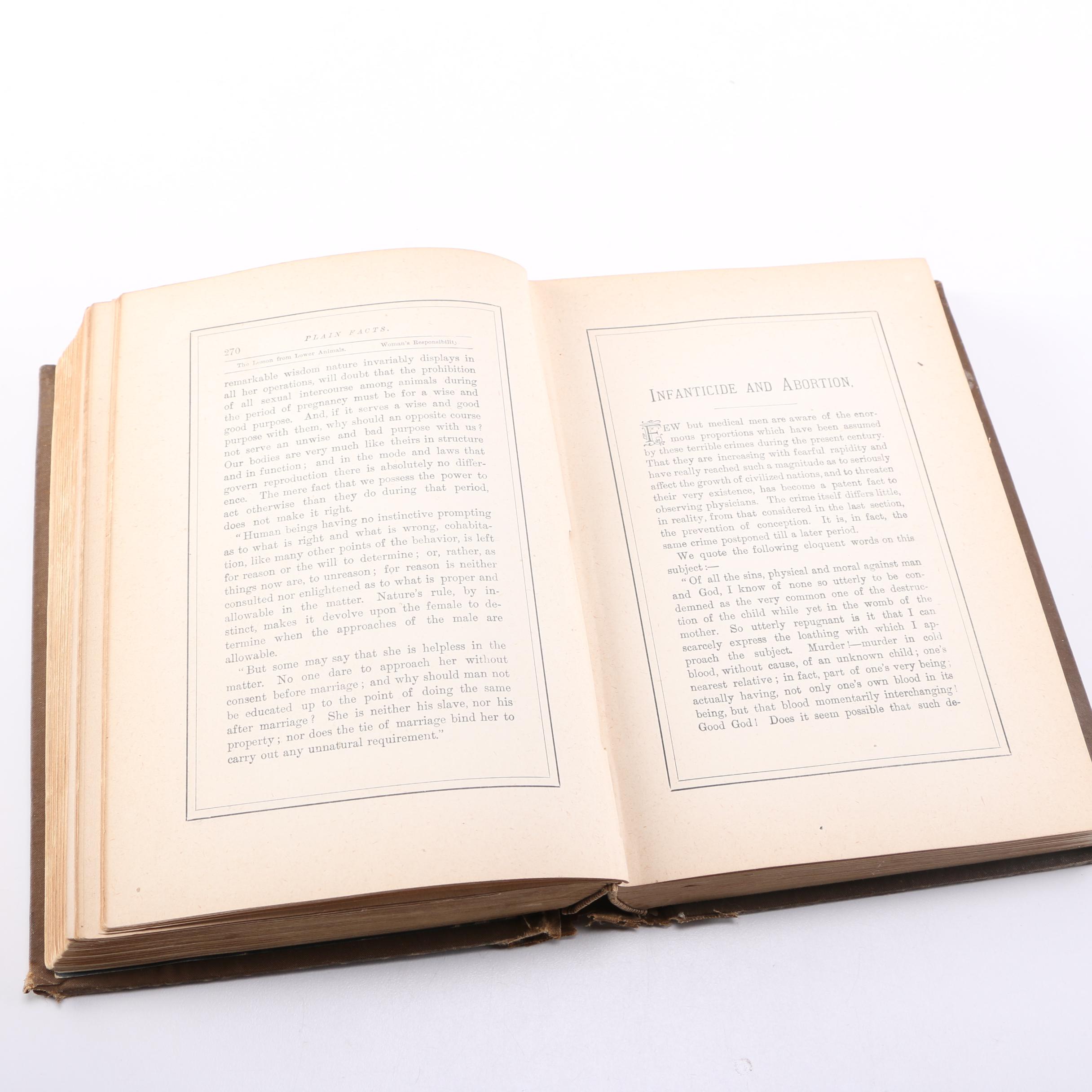 1880 John Harvey Kellogg "Plain Facts for Old and Young"