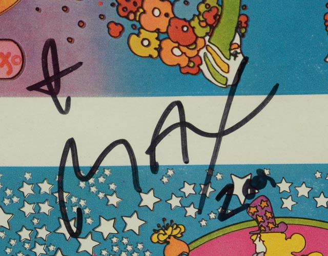 Signed Group of Peter Max Offset Lithographs