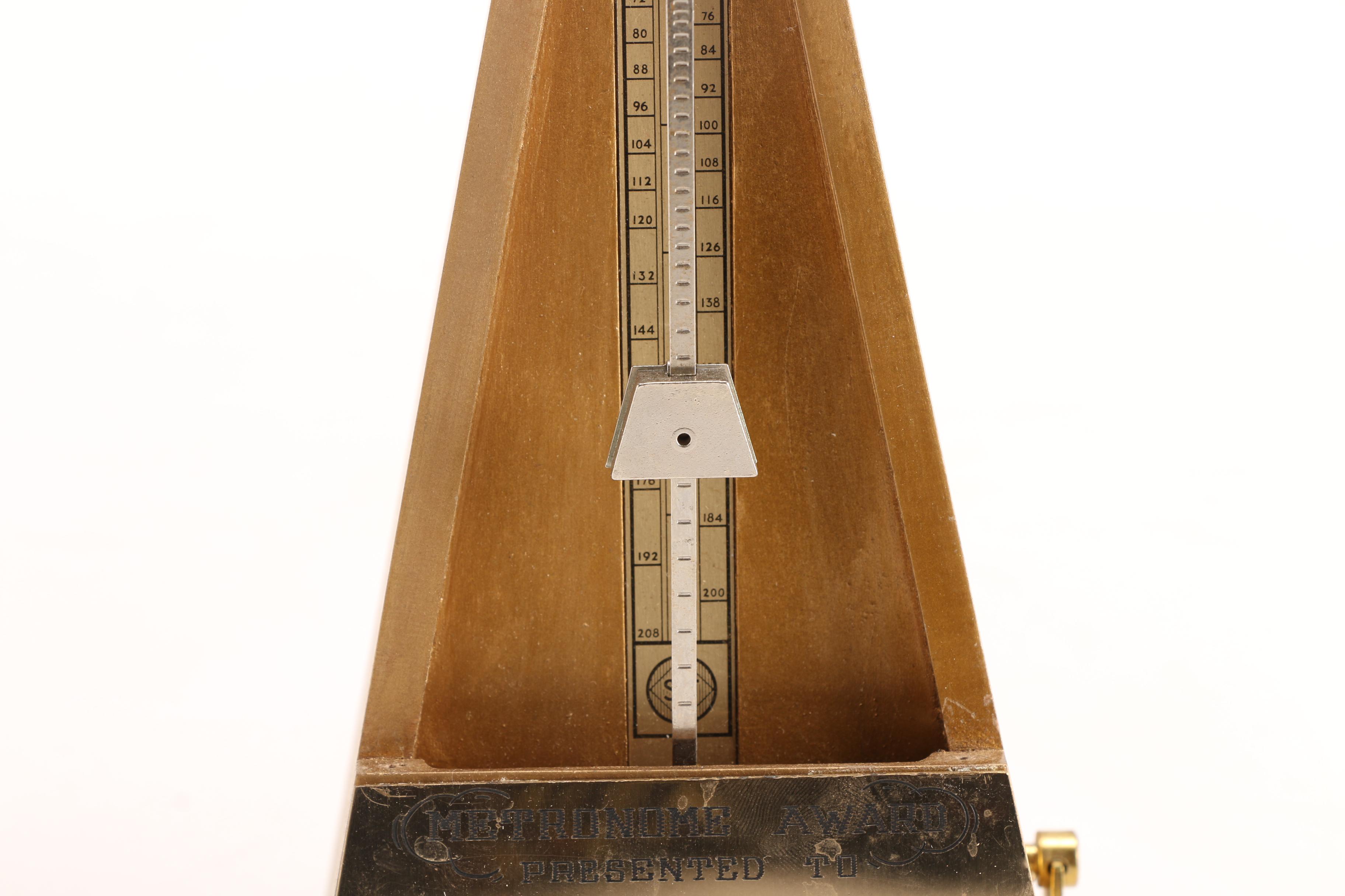 Vintage Metronome Award to Frances W. Preston