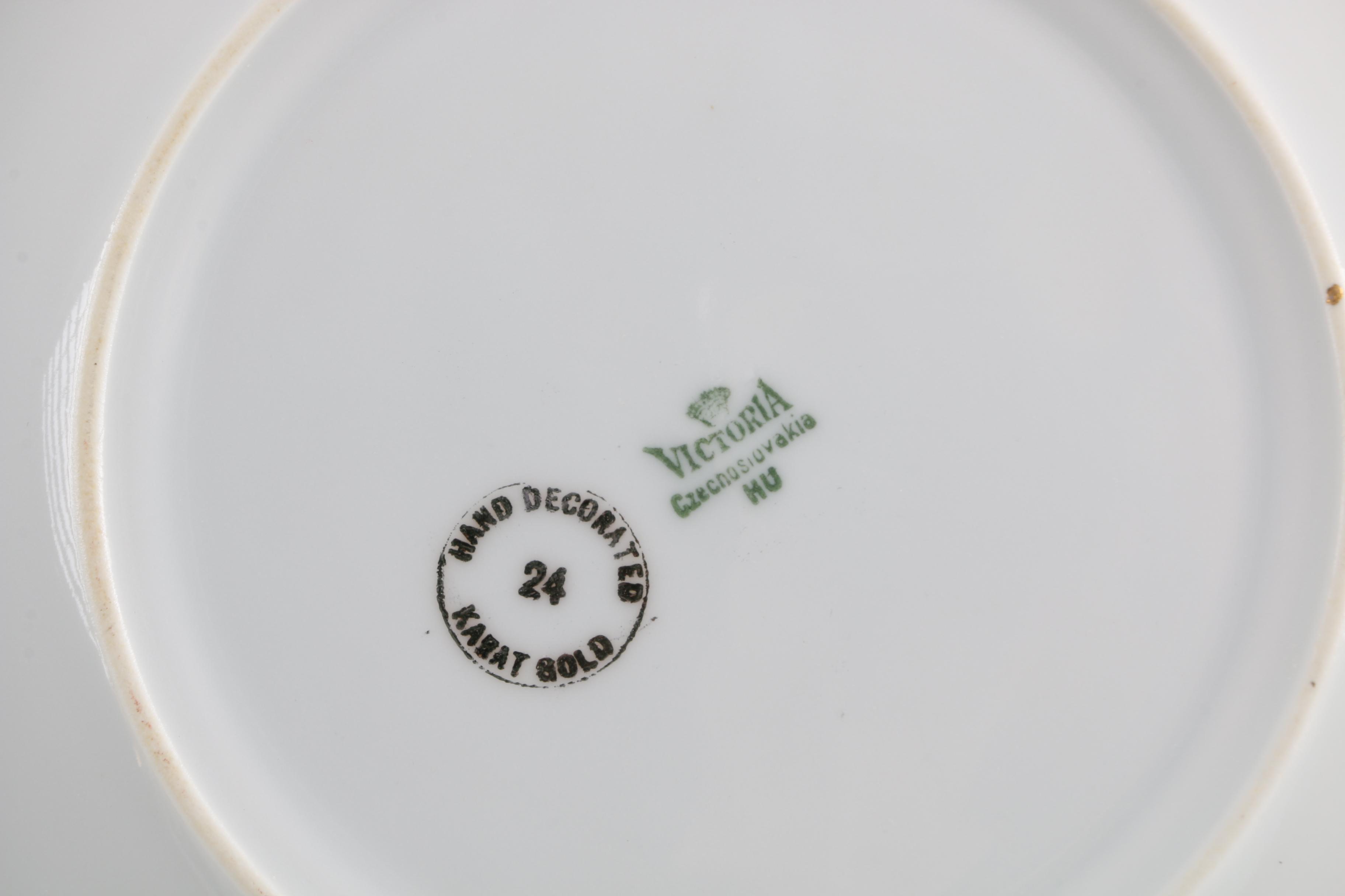 Victoria Turquoise and 24K Gold Tableware