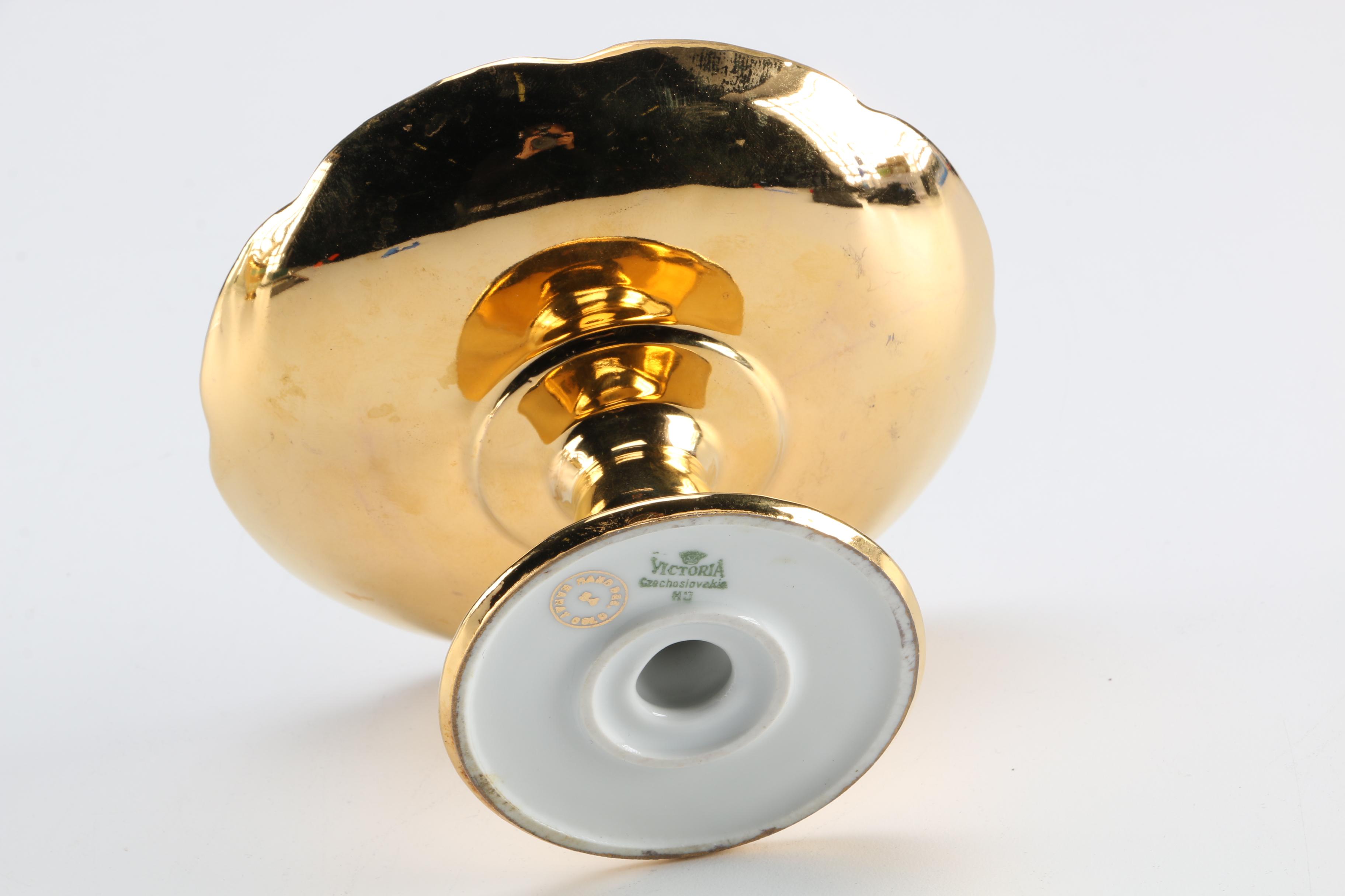 Victoria Turquoise and 24K Gold Tableware