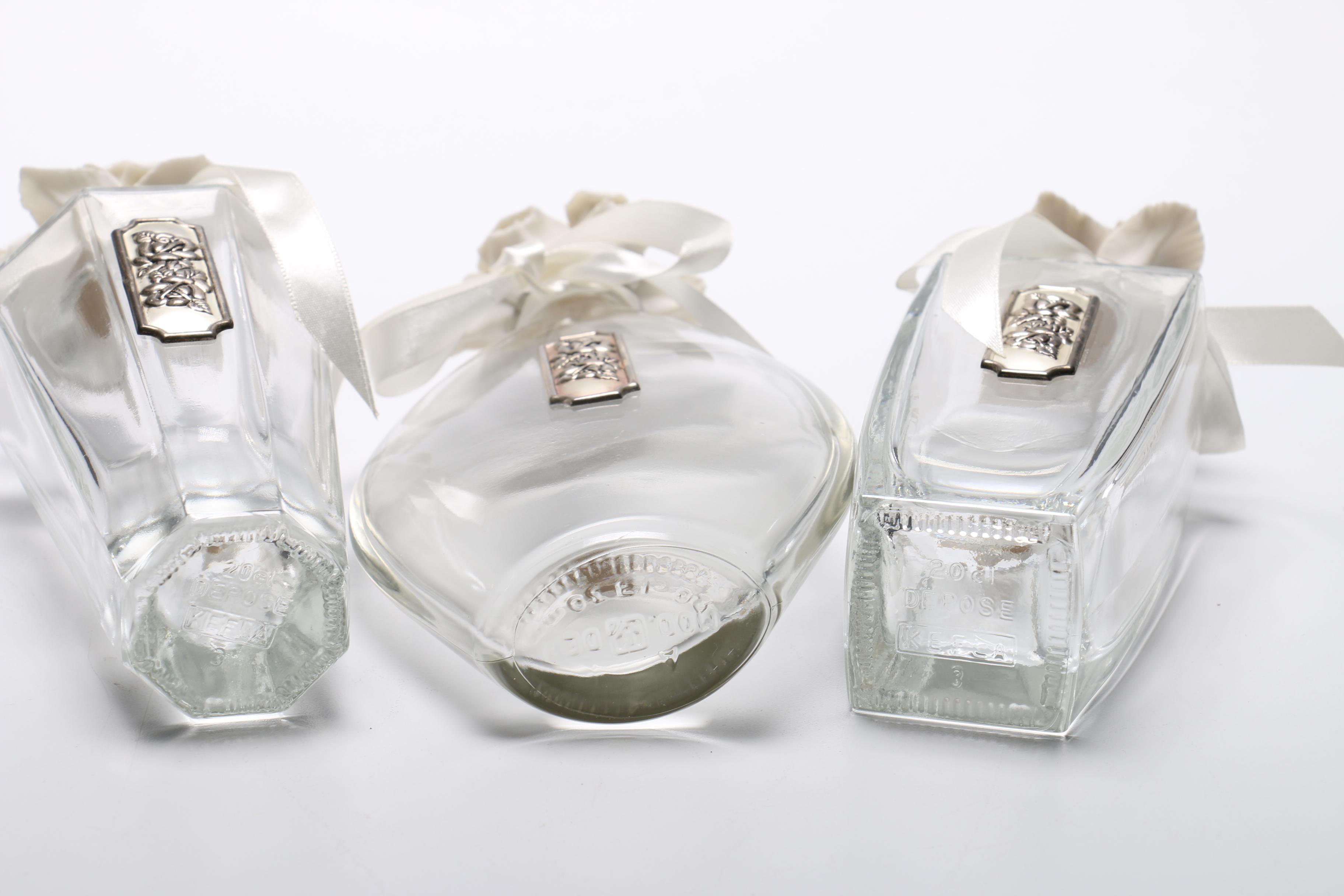 Vintage Kefla Porcelain Stopper Vanity Bottles