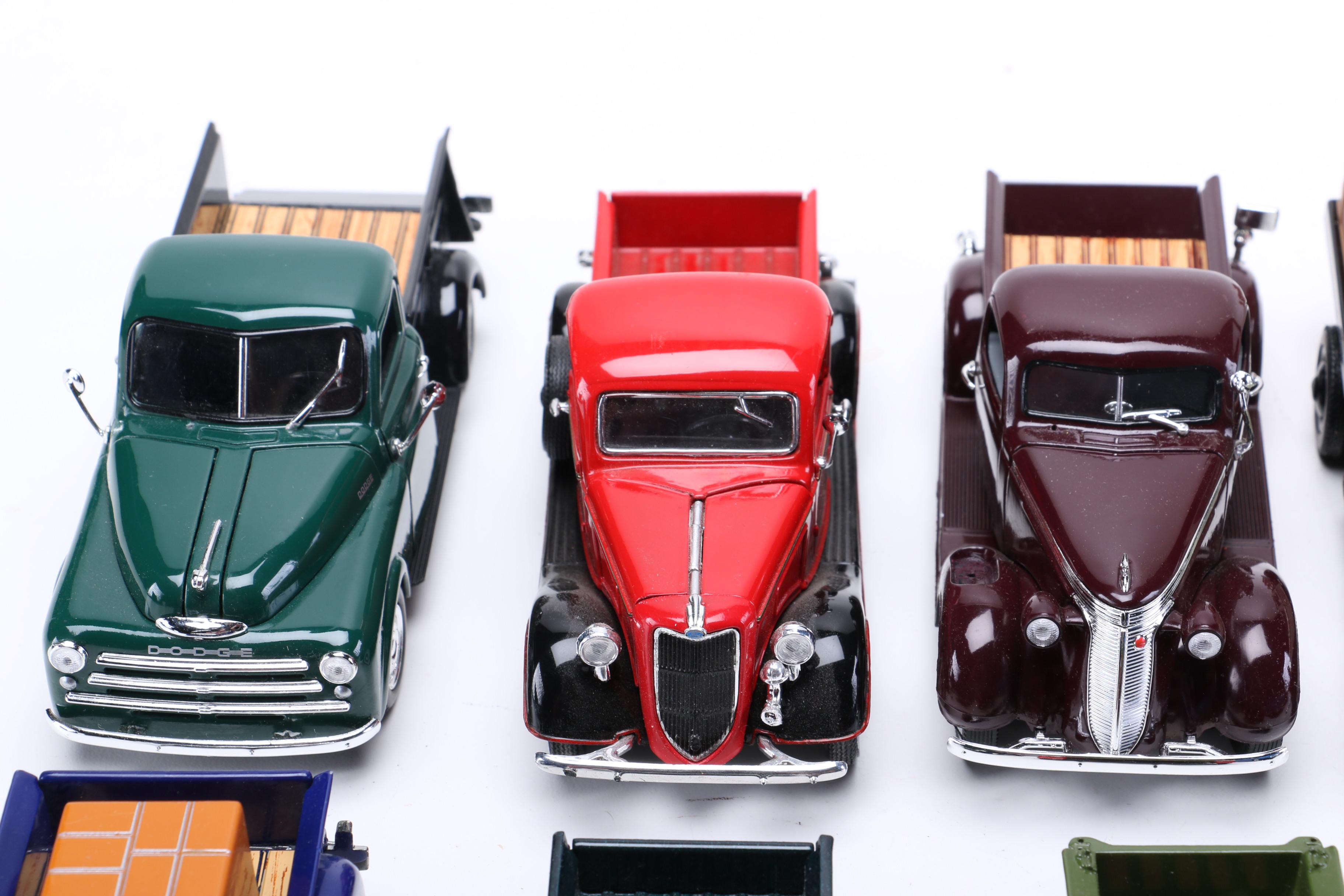 Collection of Die-Cast Toy Trucks