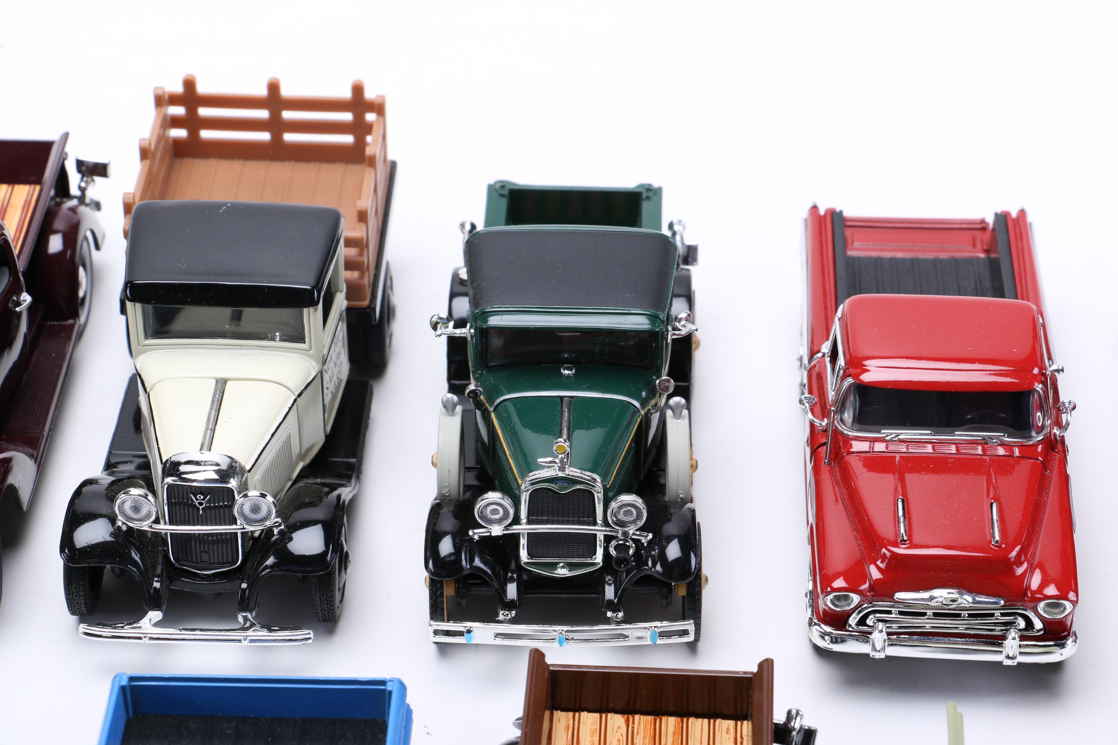 Collection of Die-Cast Toy Trucks