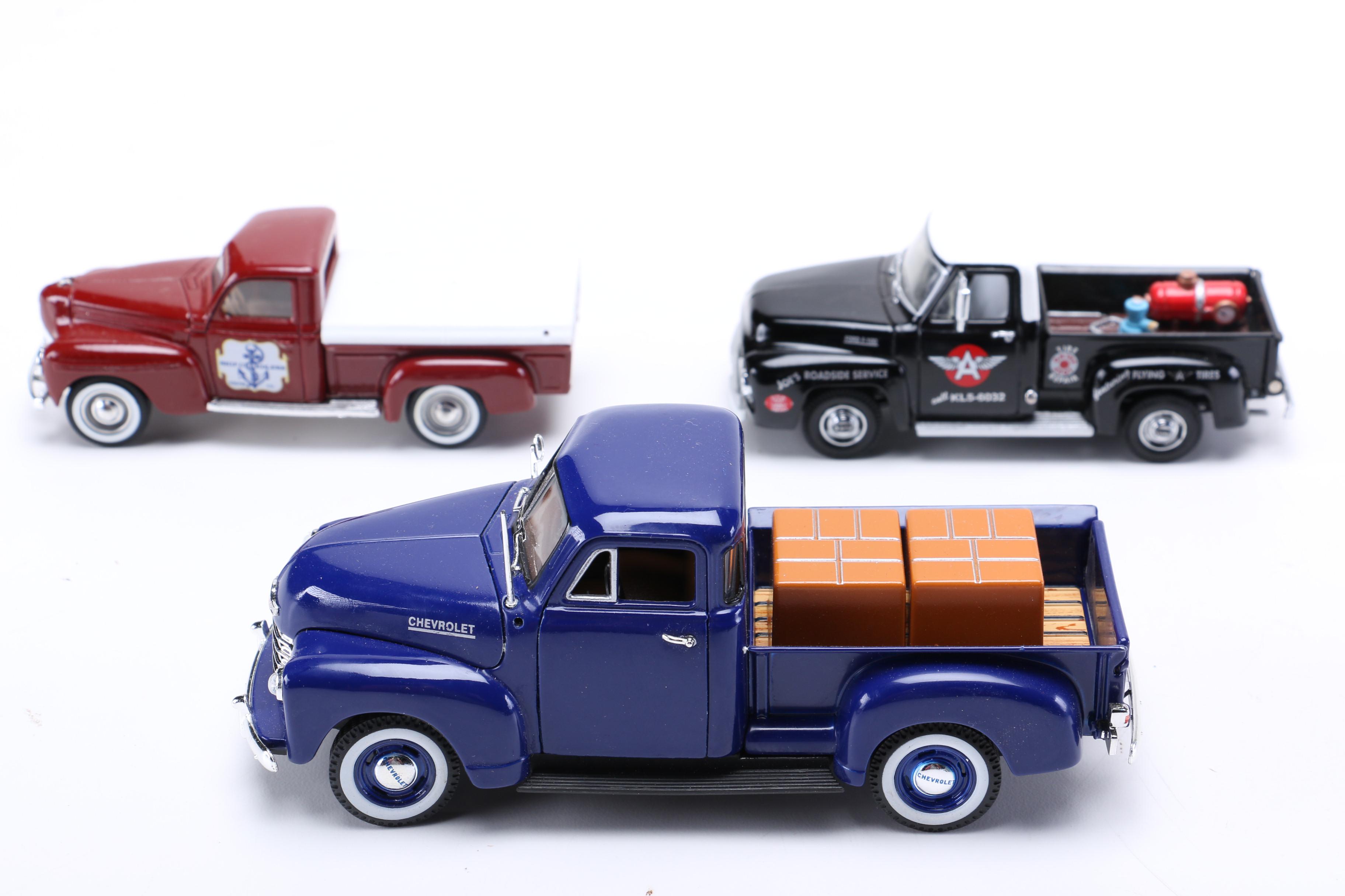 Collection of Die-Cast Toy Trucks