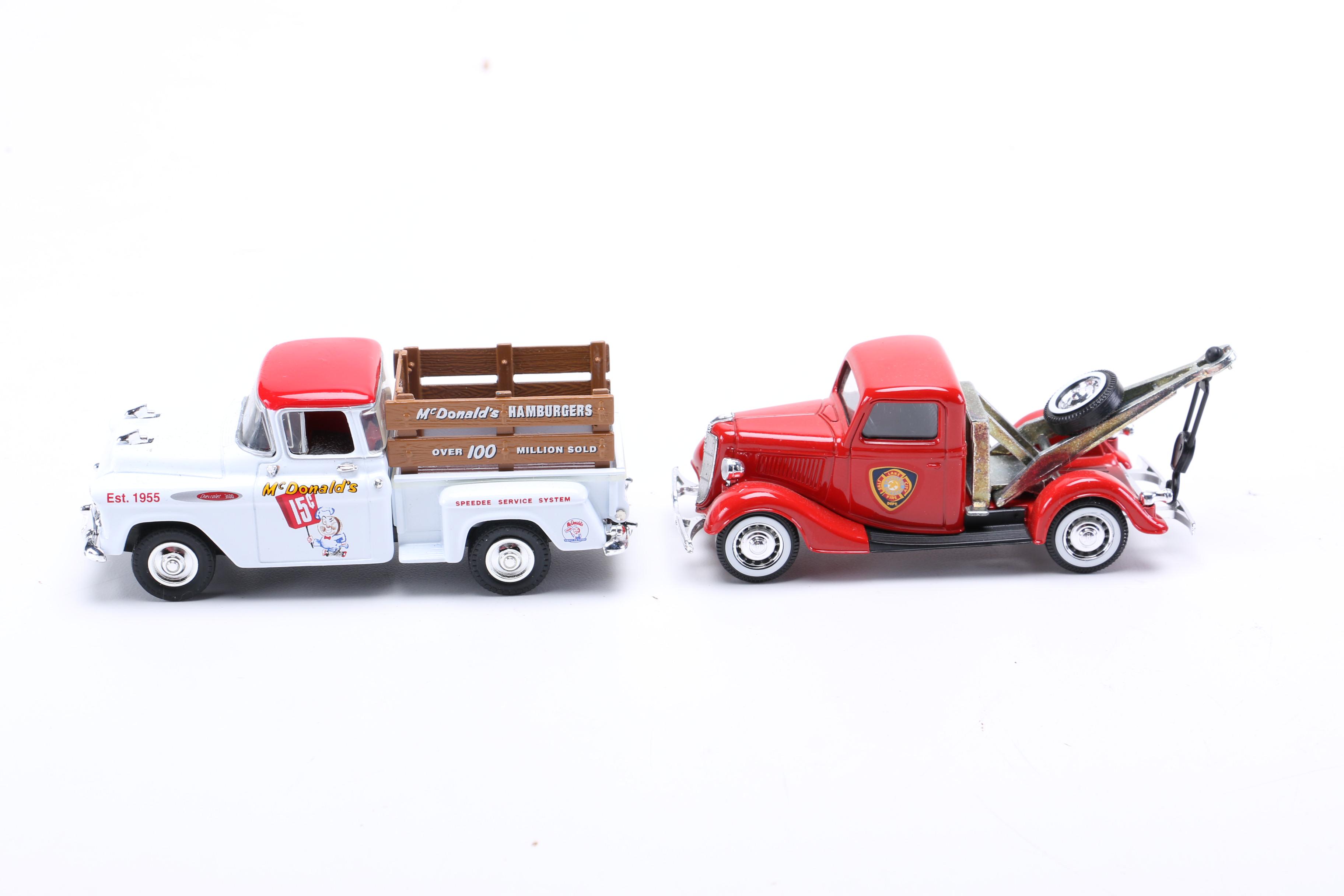 Collection of Die-Cast Toy Trucks