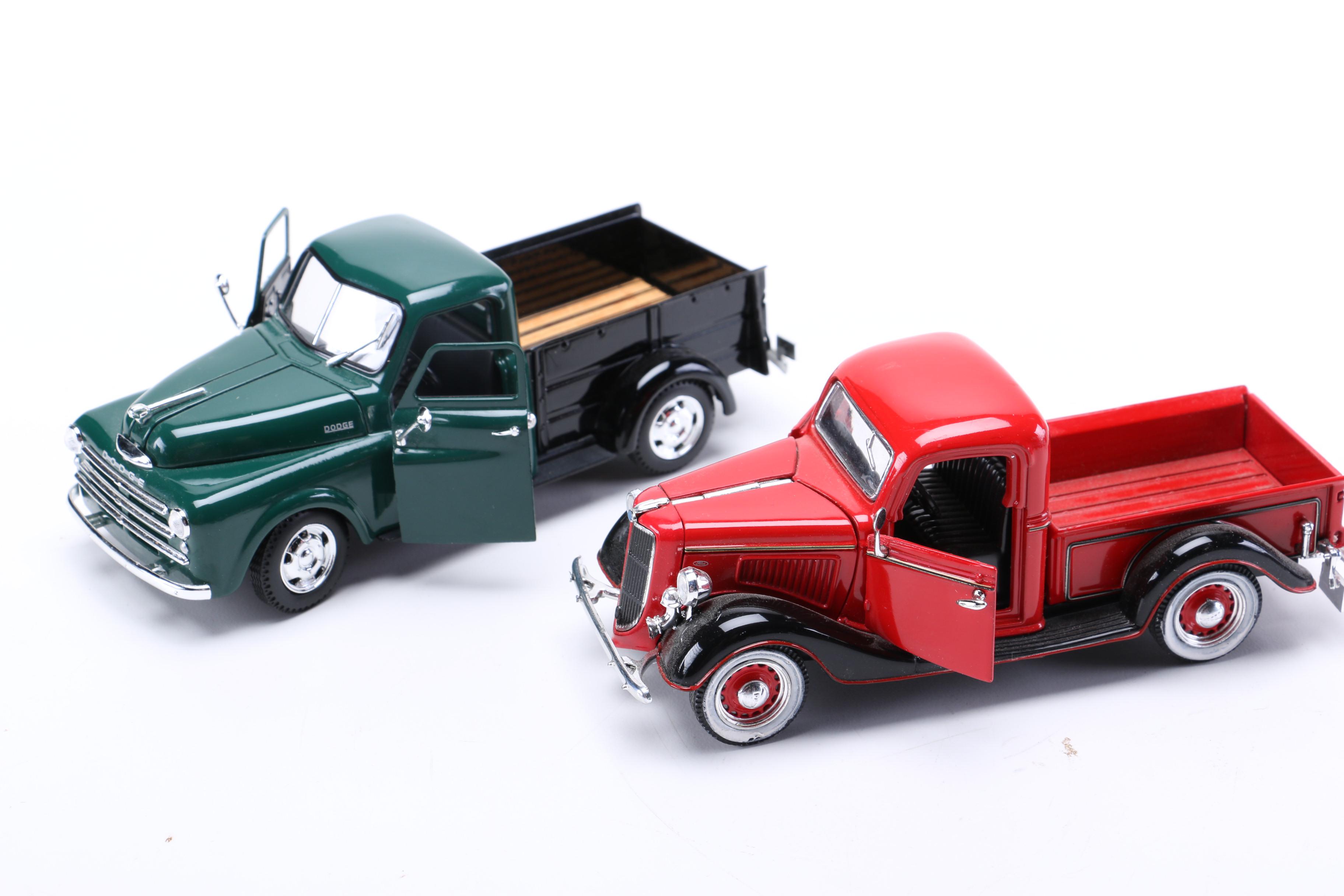Collection of Die-Cast Toy Trucks