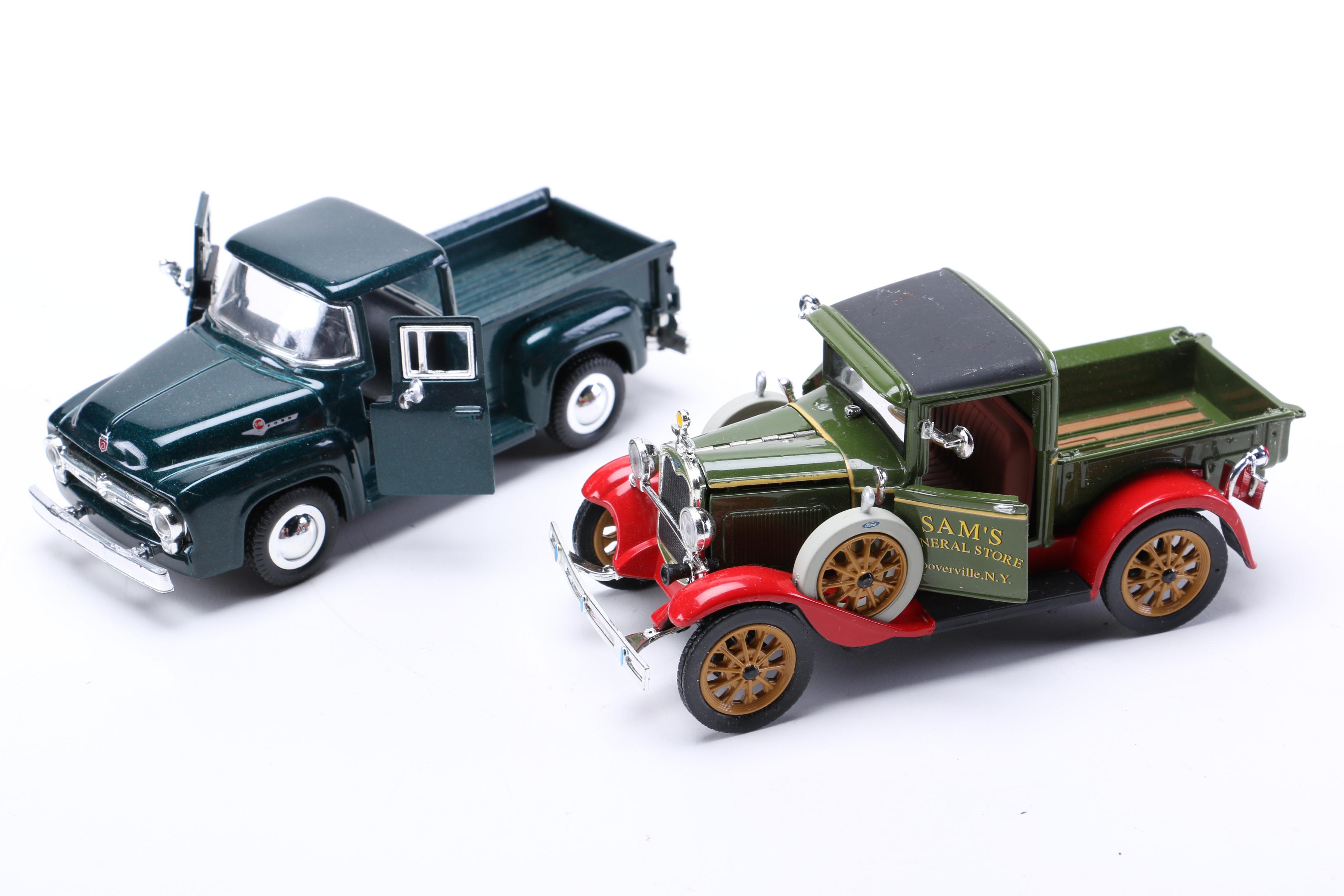 Collection of Die-Cast Toy Trucks