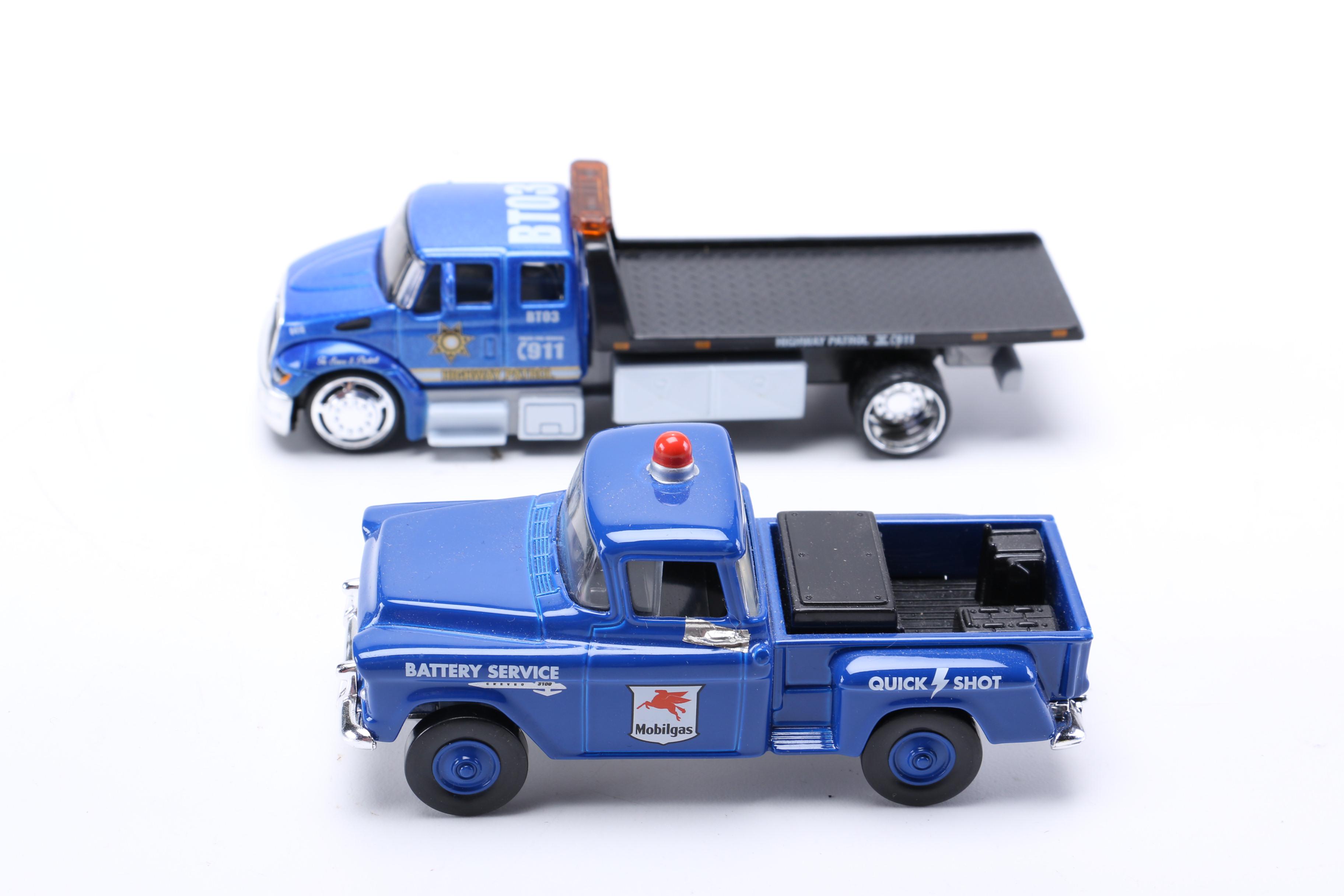 Collection of Die-Cast Toy Trucks
