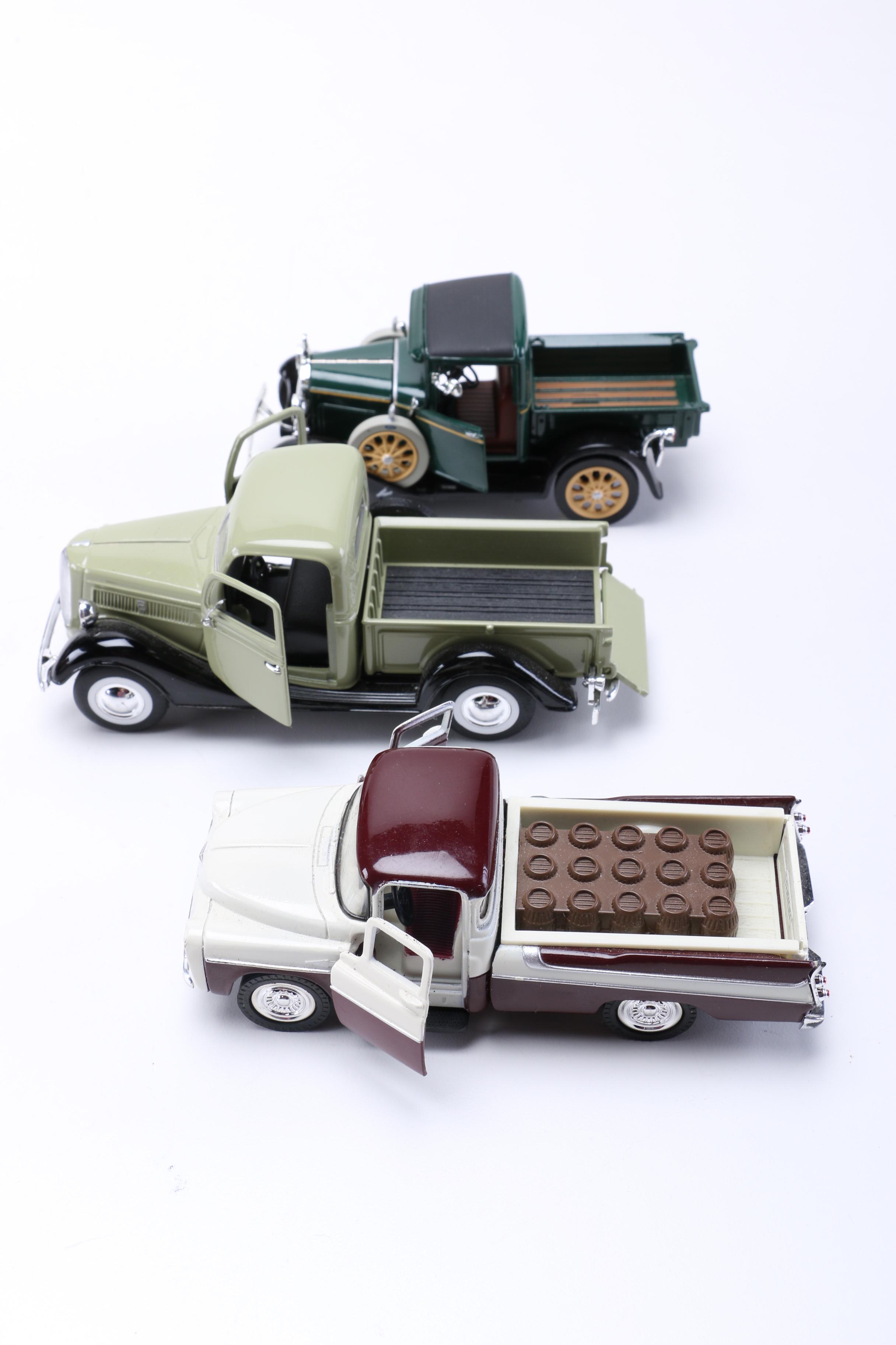 Collection of Die-Cast Toy Trucks