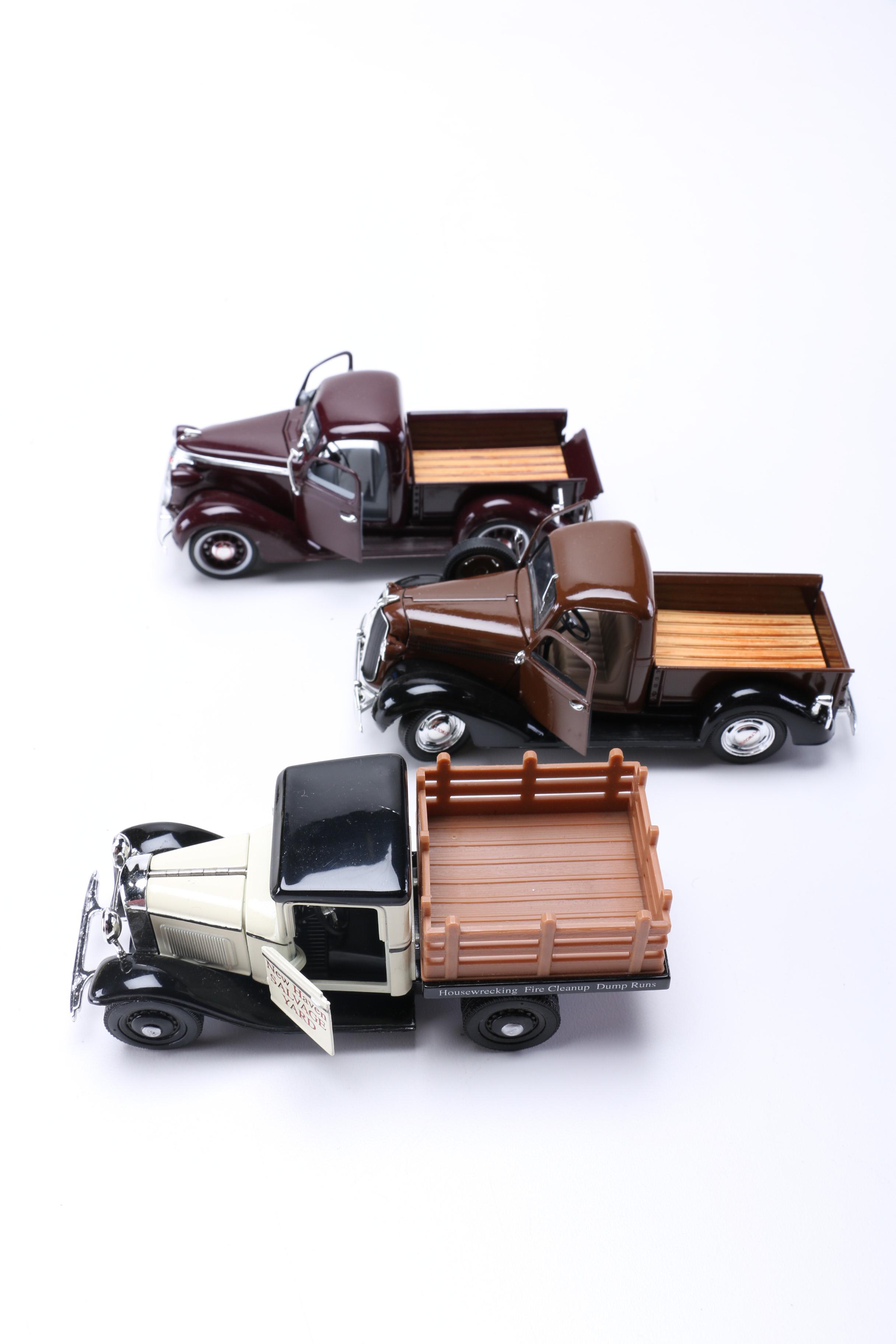 Collection of Die-Cast Toy Trucks