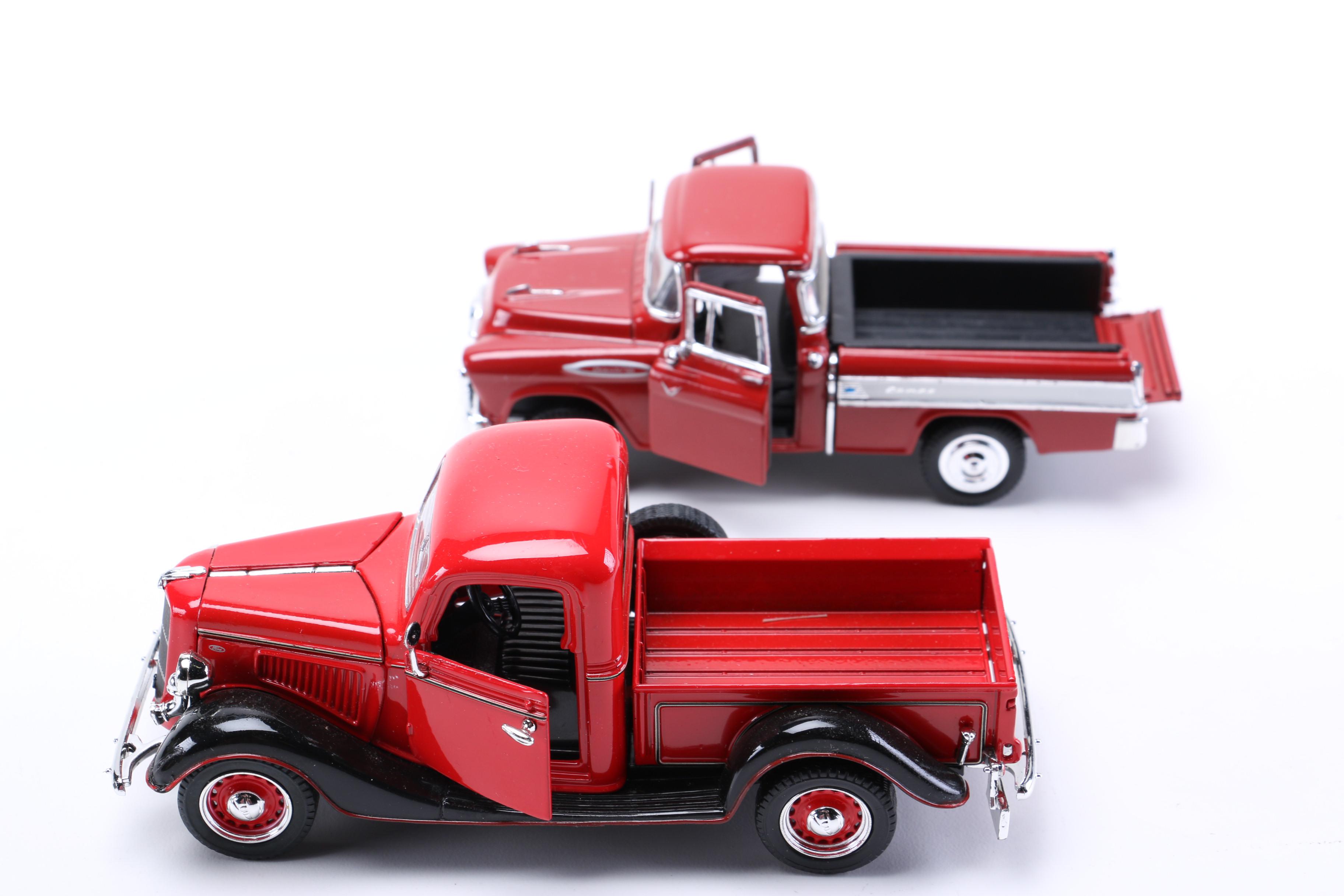 Collection of Die-Cast Toy Trucks