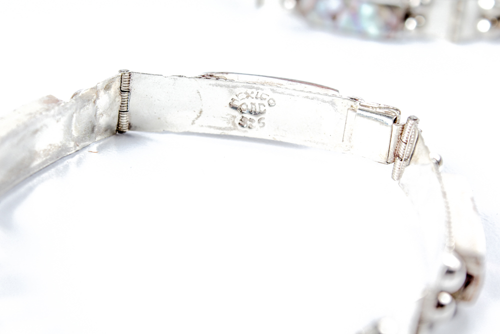 Sterling and Mother of Pearl Bracelets