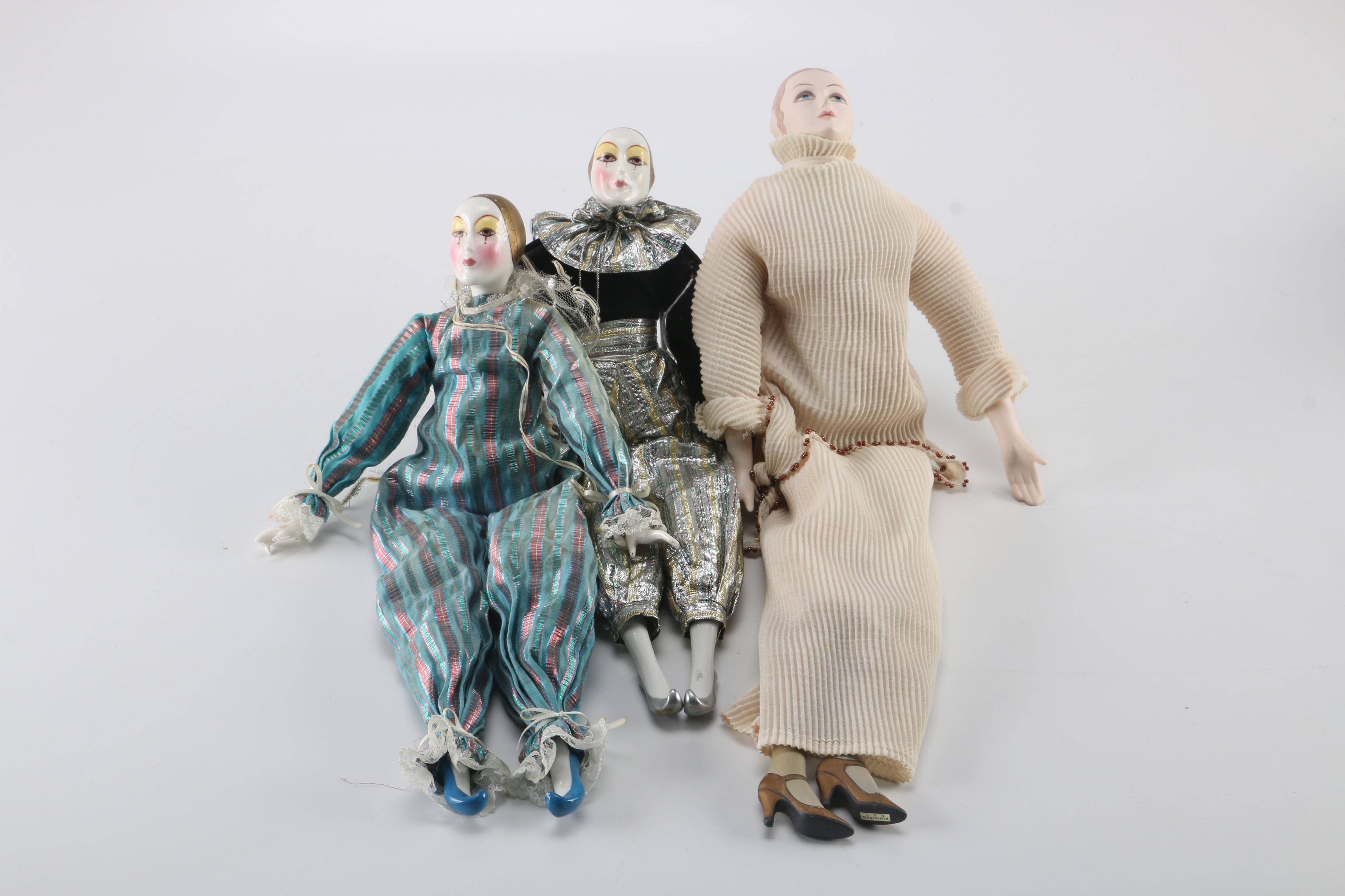 Selection of Porcelain Dolls Featuring Silvestri