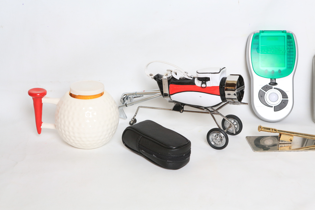 Golf Themed Accessories and Handheld Game