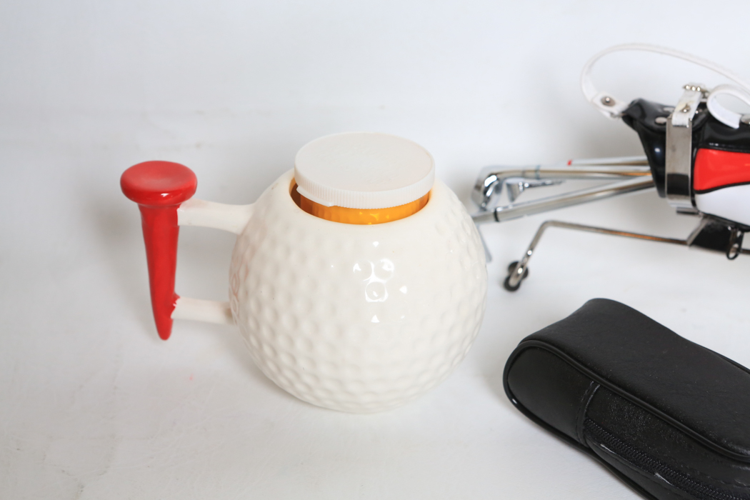 Golf Themed Accessories and Handheld Game