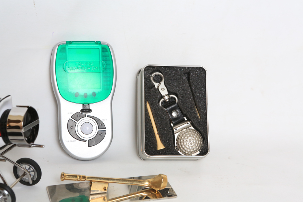 Golf Themed Accessories and Handheld Game