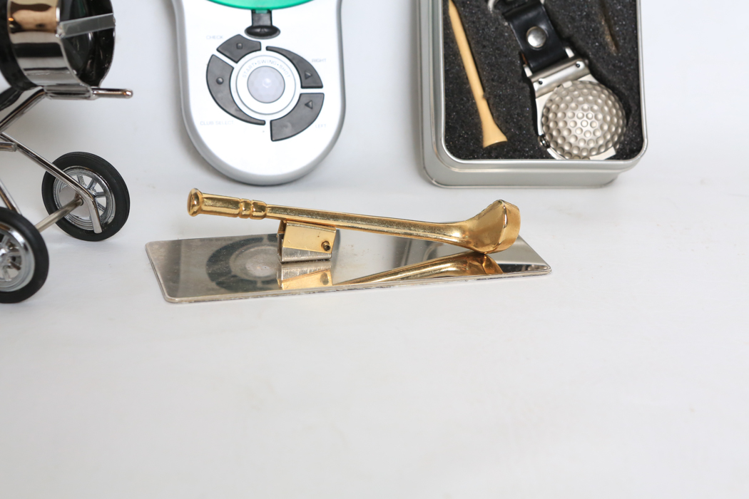 Golf Themed Accessories and Handheld Game