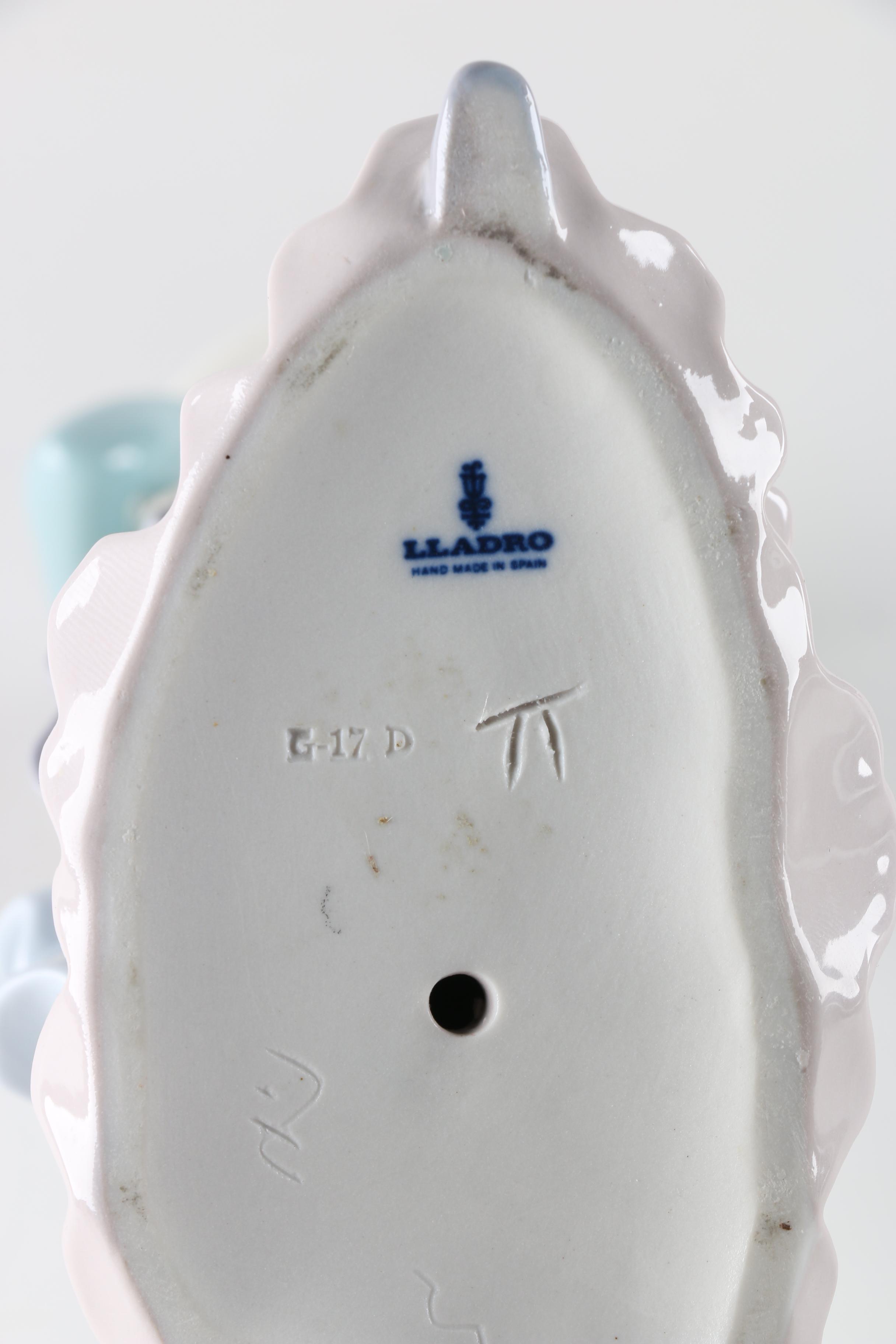 Lladró "Girl Reading Book" Porcelain Figurine