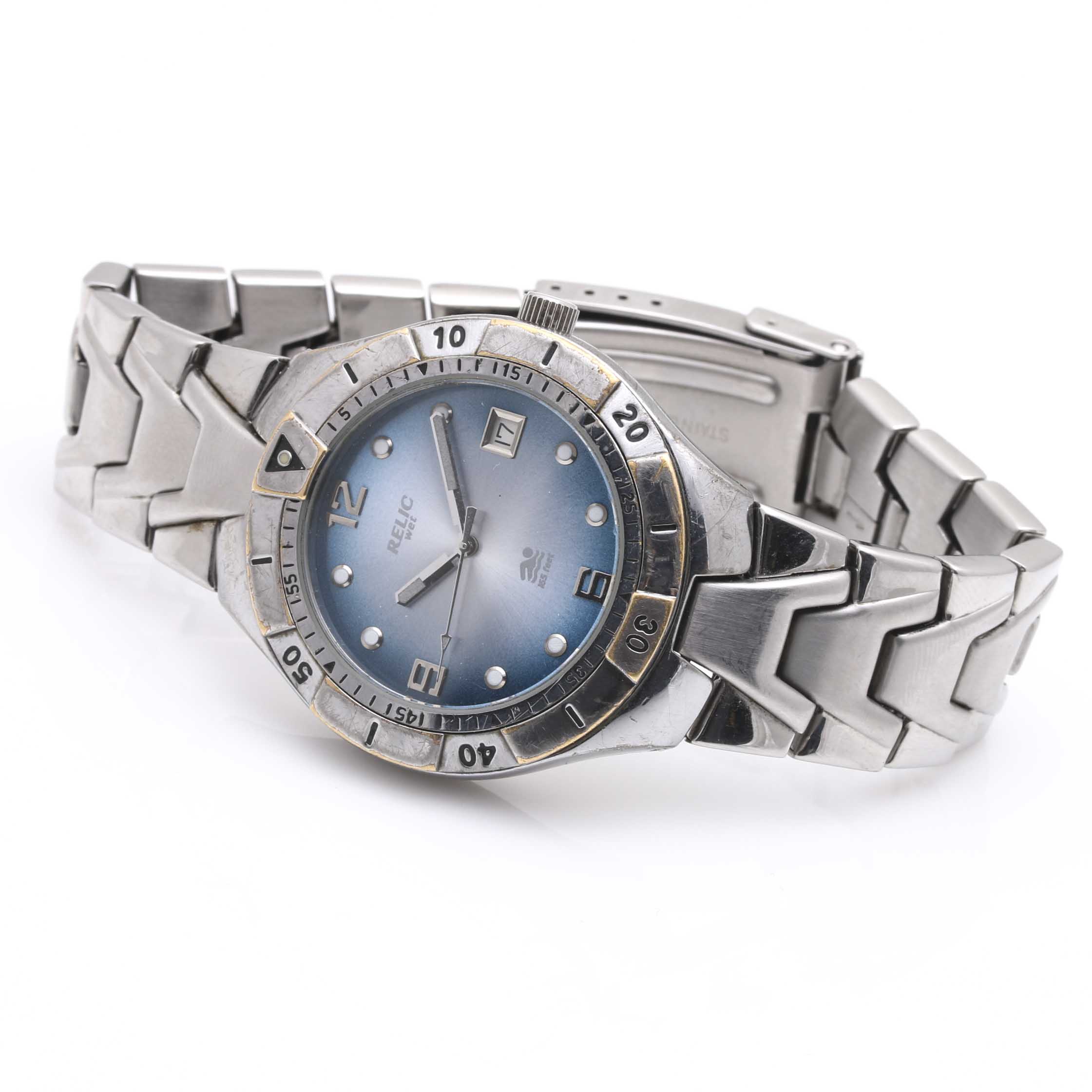 Stainless Steel Relic Wet Men s Wristwatch EBTH