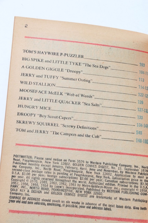 Three Golden Comics Digest