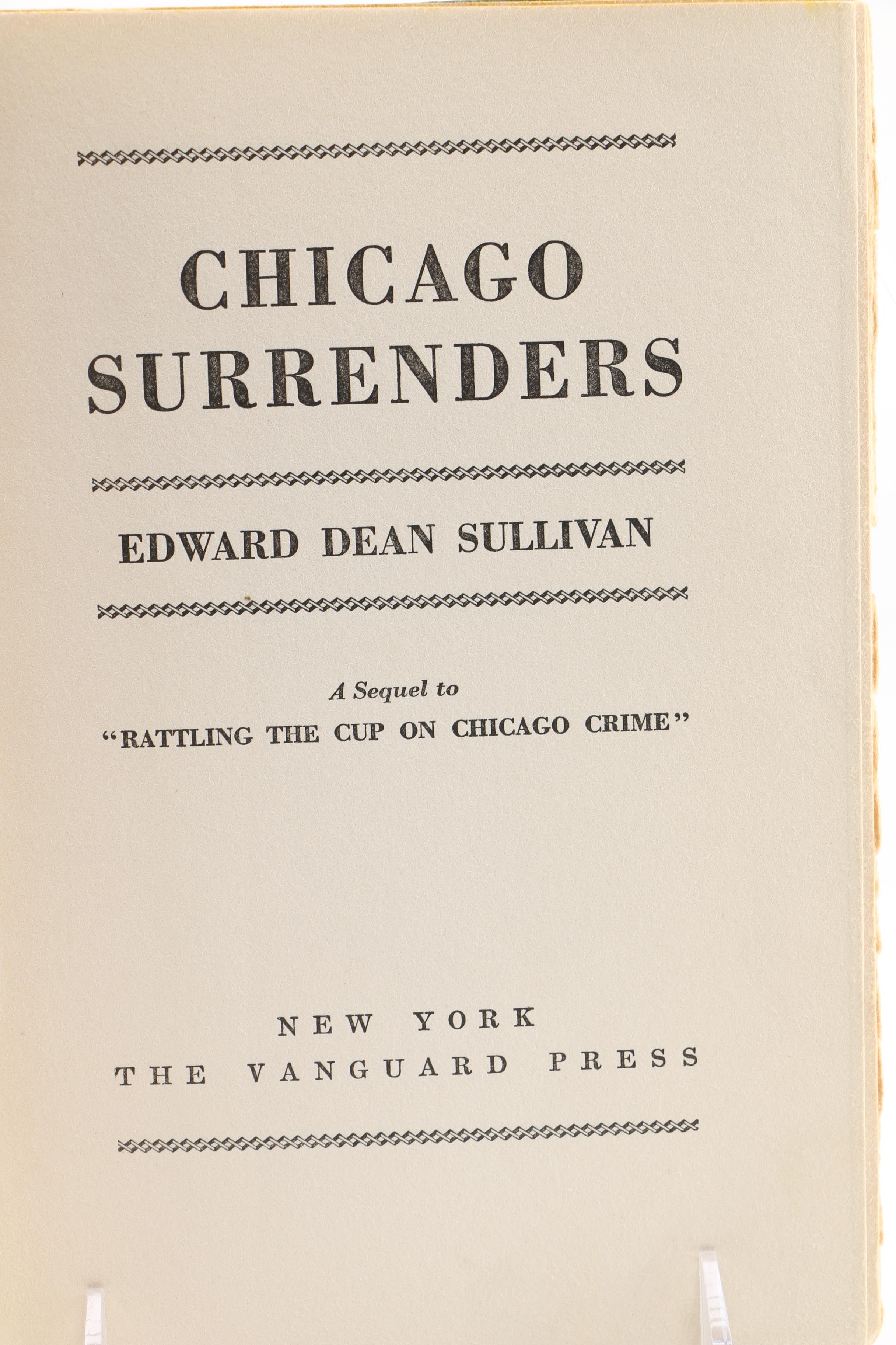 Vintage Books on Organized Crime