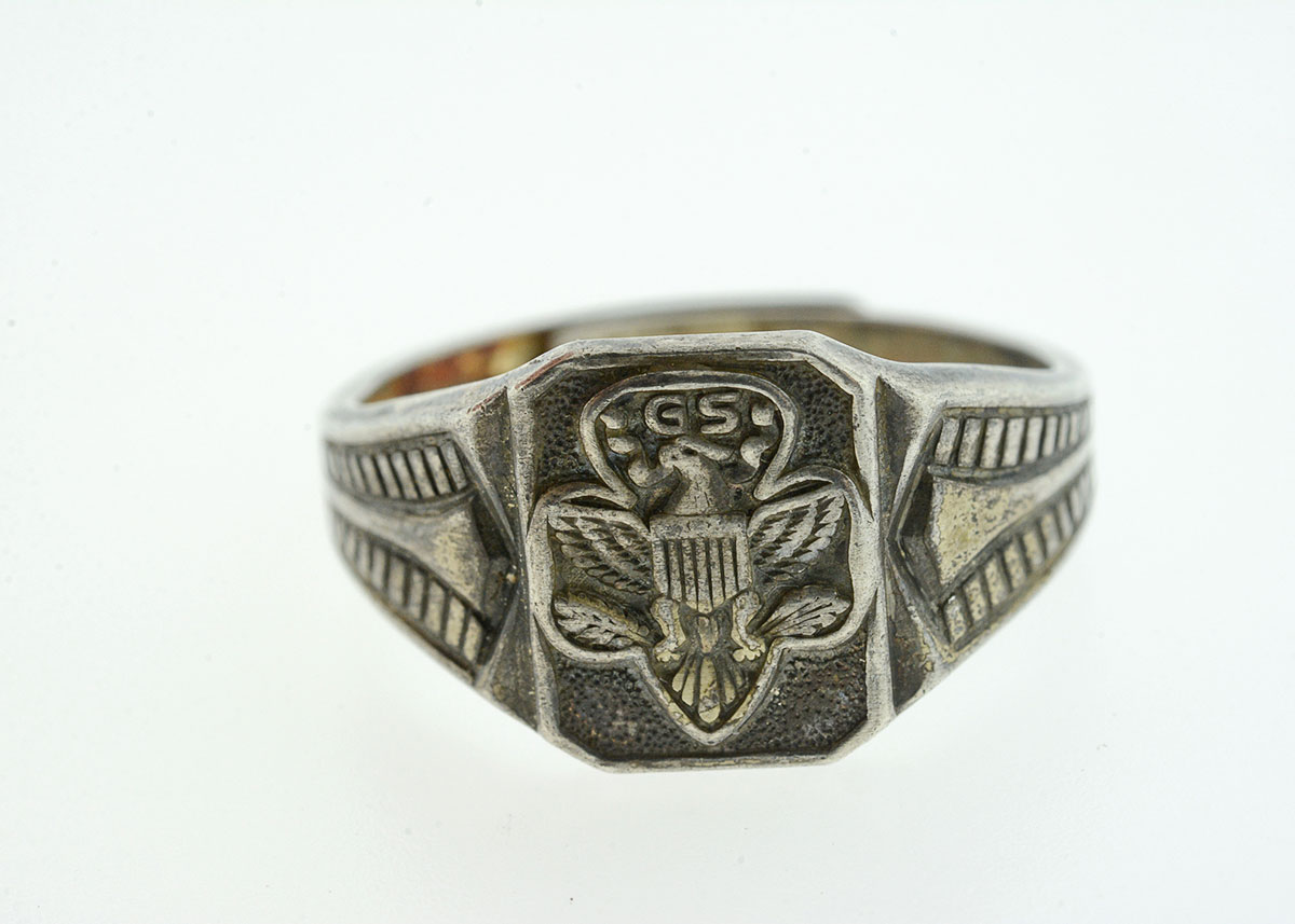 Vintage Sterling Silver Girl Scout Ring