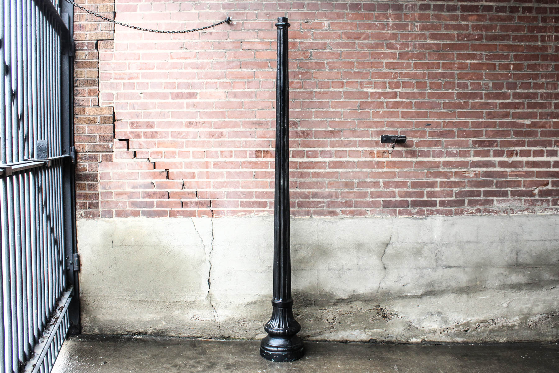 Vintage Cast Aluminum Light Pole