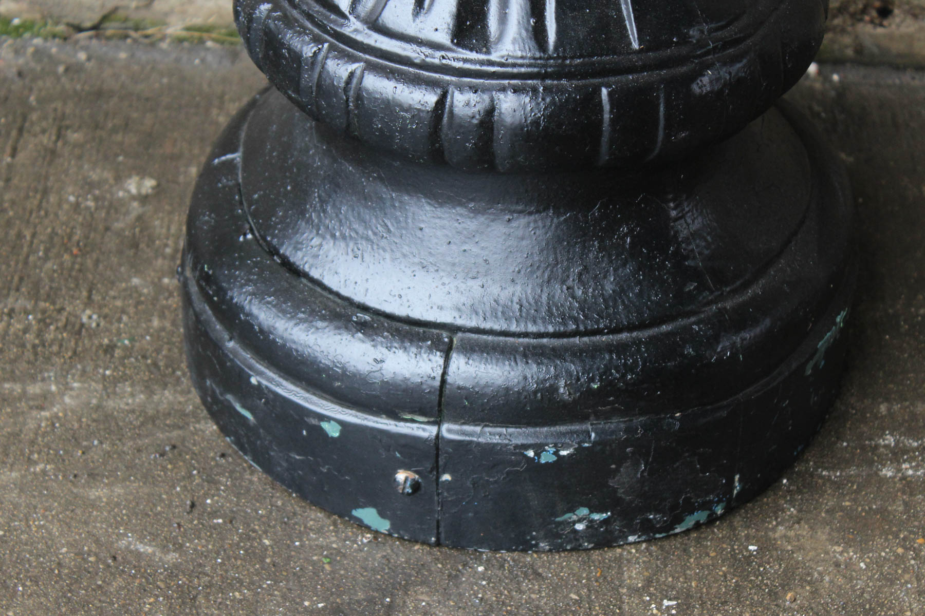 Vintage Cast Aluminum Light Pole